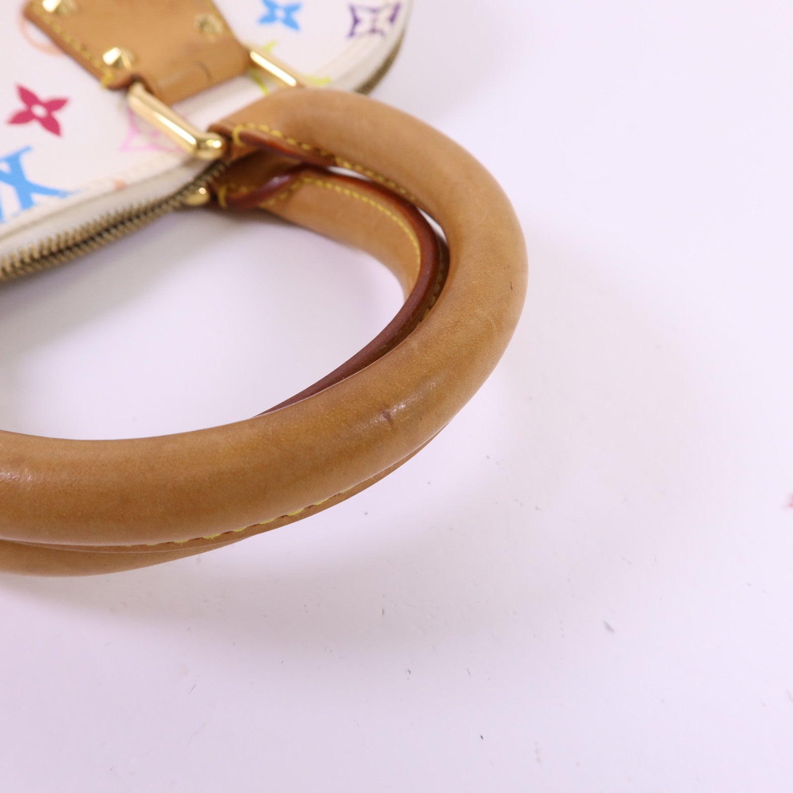 LOUIS VUITTON Monogram Multicolore Alma金扣手挽袋
