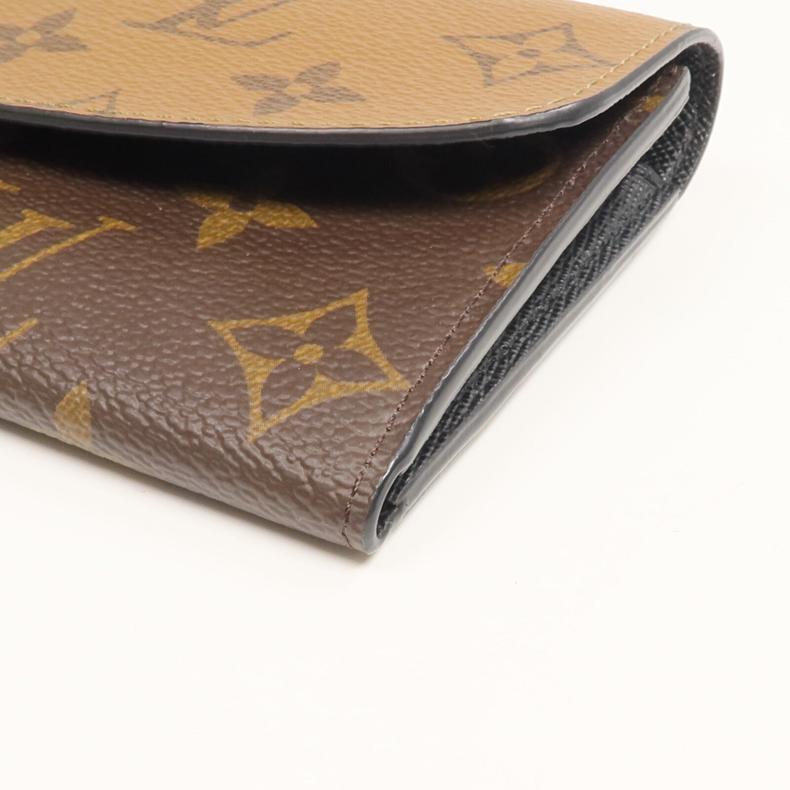 LOUIS VUITTON Monogram/Monogram Reverse Emilie長錢包