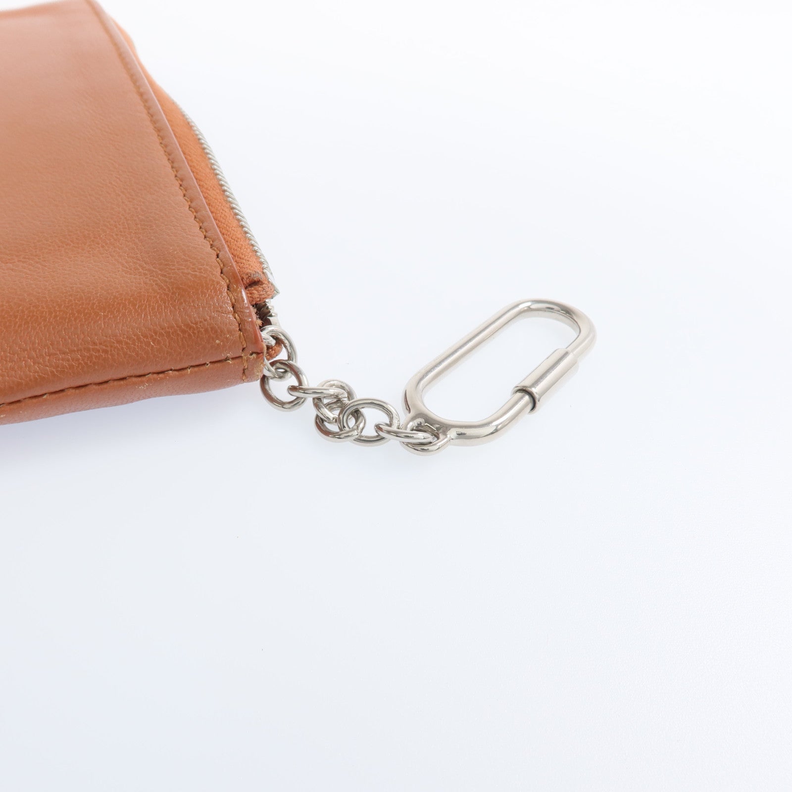 CELINE 牛皮皮革Coin Case銀扣零錢包