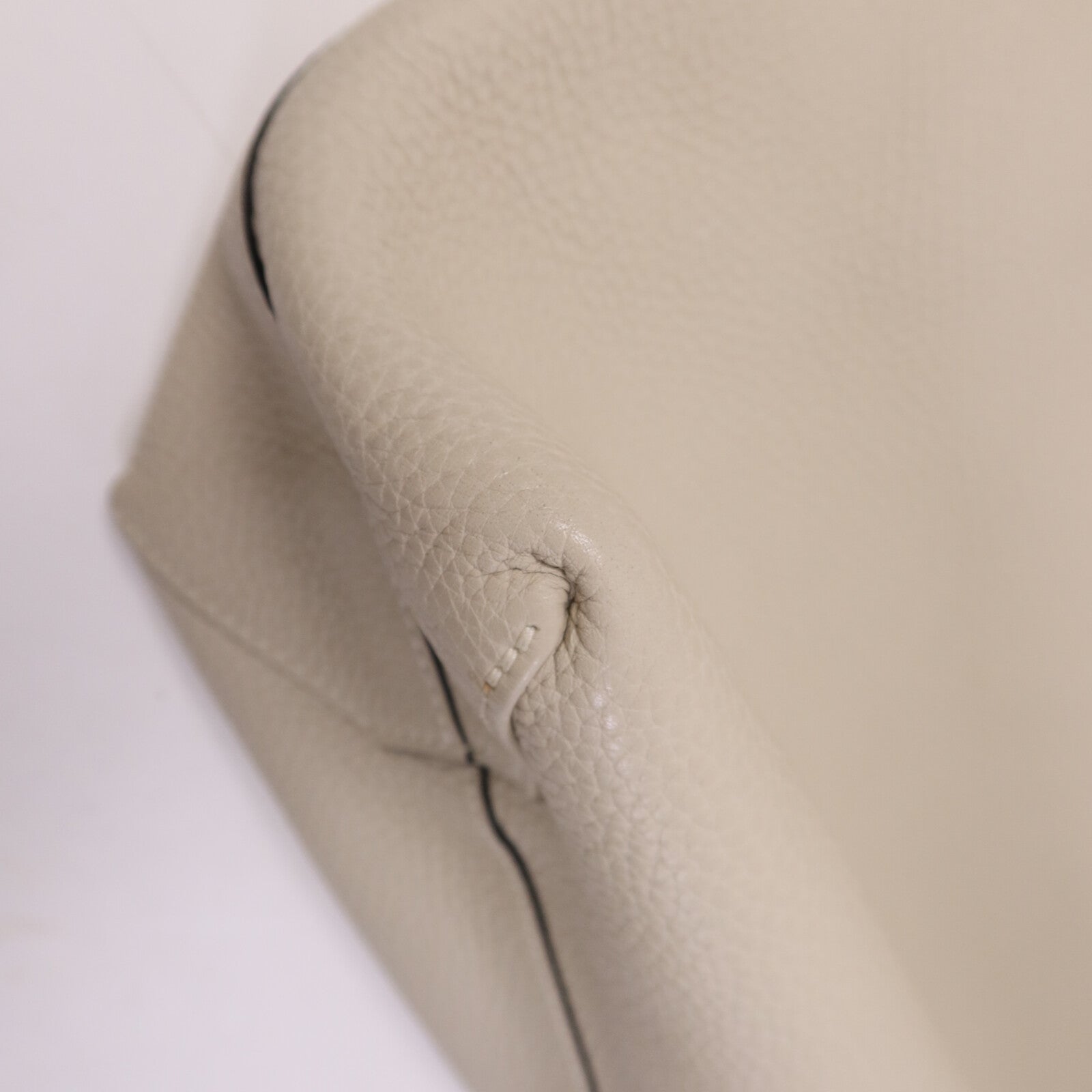 HERMES Clemence皮革Double Sens肩背袋Bleu Electrique /Parchemin