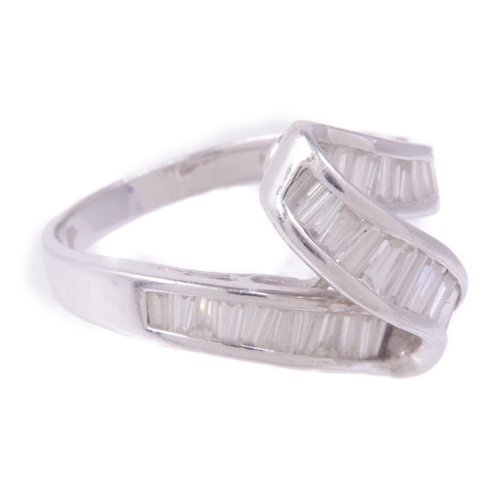 JEWELRY 【激減優惠】18K白金Diamond Ring鑽石戒指US#7.5