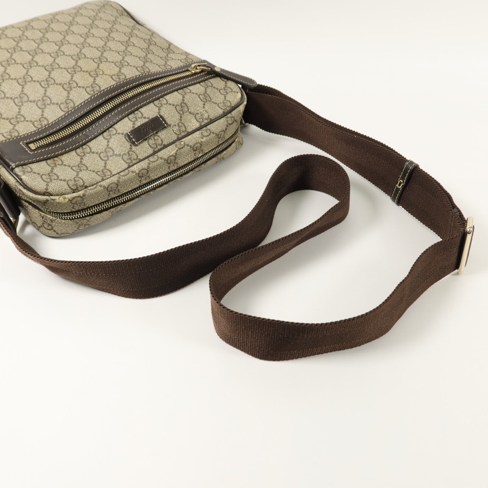 GUCCI 塗層帆布Messanger Bag肩背袋
