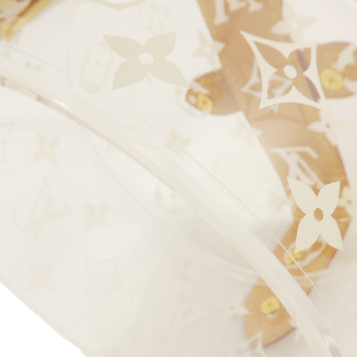 LOUIS VUITTON 有機玻璃/金屬Scott Box金扣小箱子