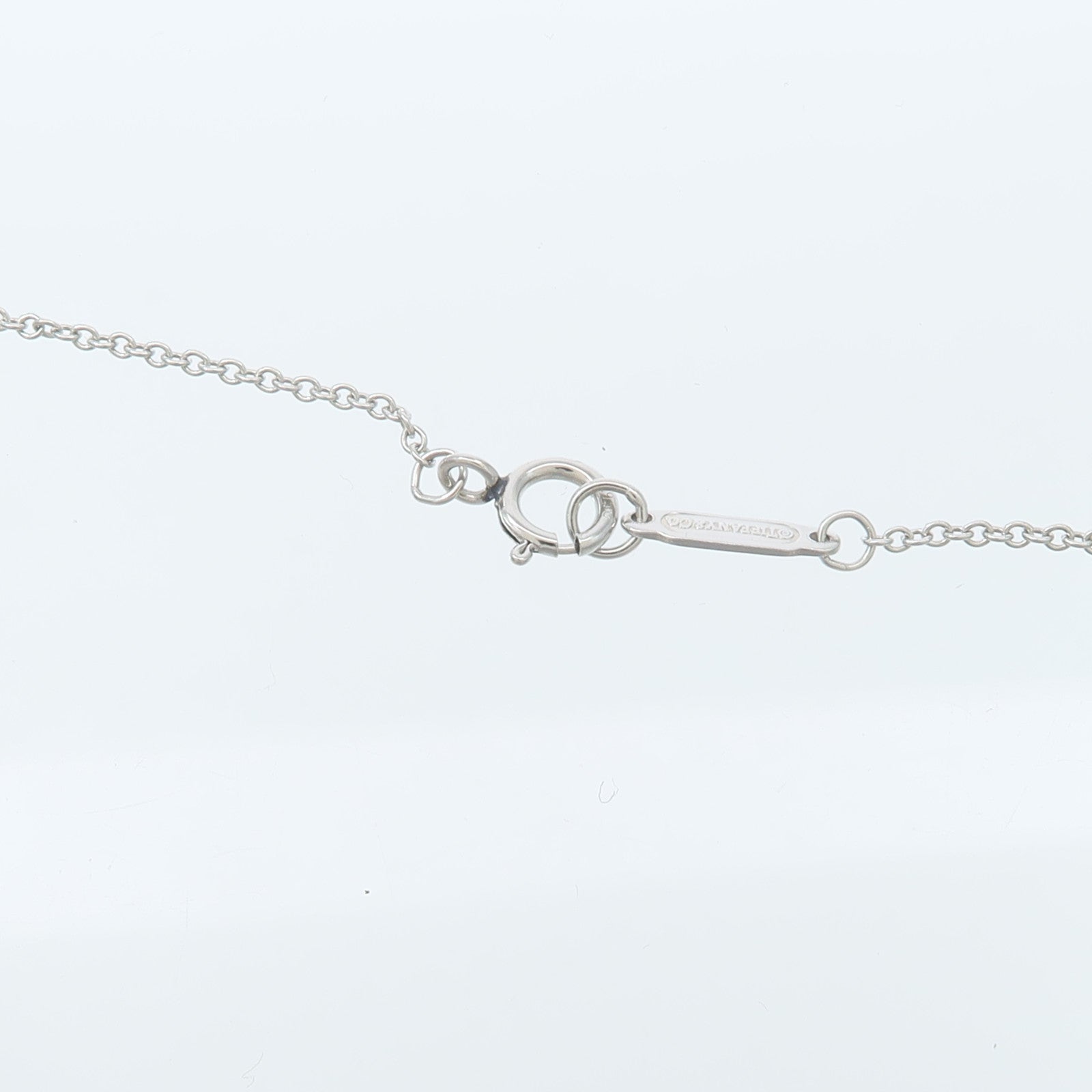 TIFFANY＆CO PT950鉑金Diamond Hearts鑽石項鍊