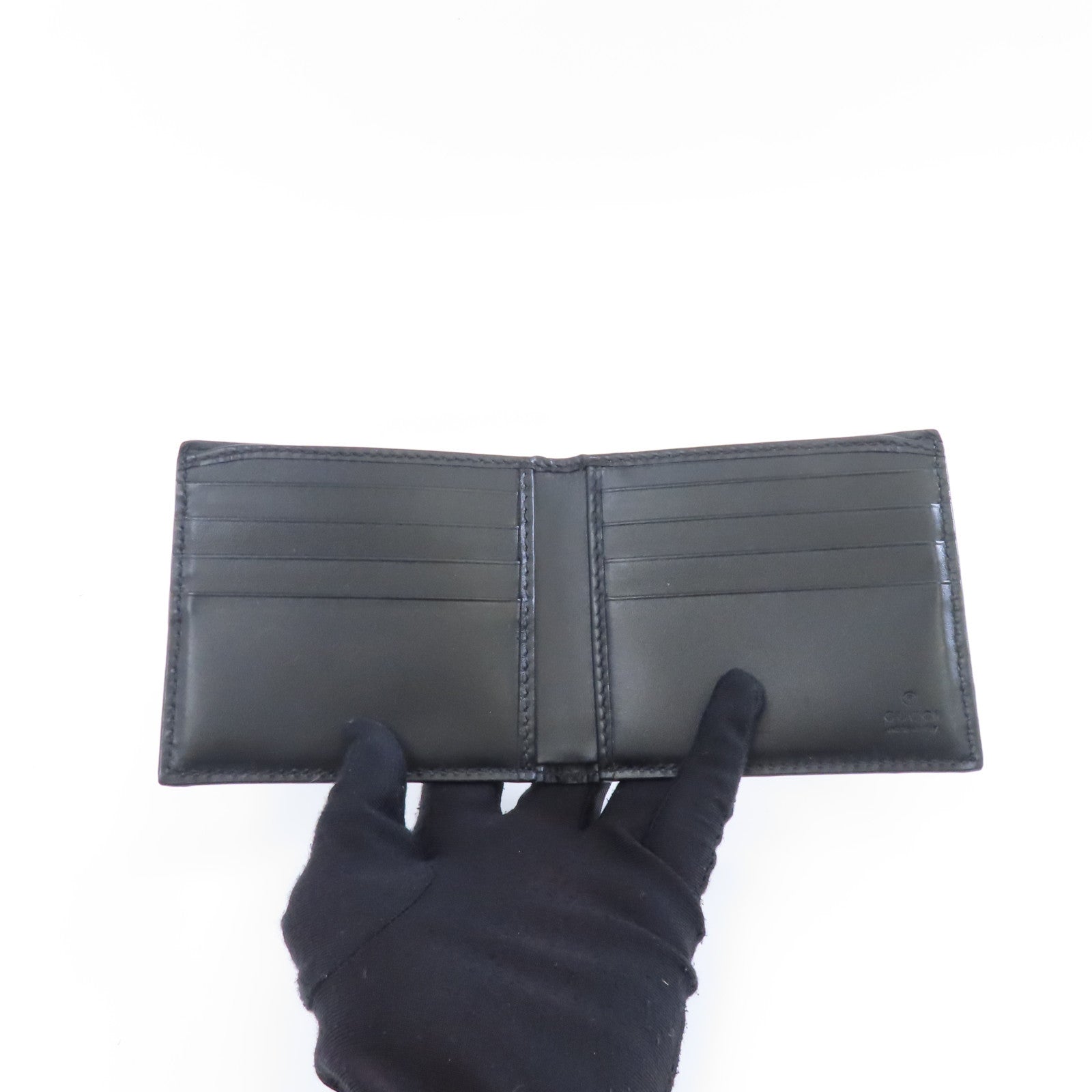 GUCCI 牛皮皮革Wallet錢包黑色