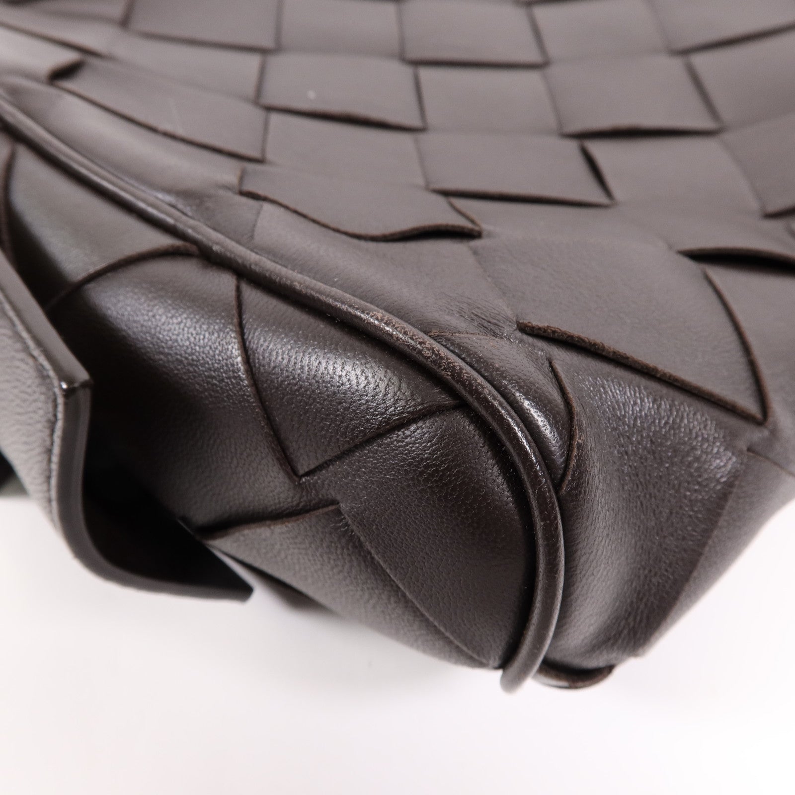 BOTTEGA VENETA 牛皮皮革Hand Bag銀扣手挽袋