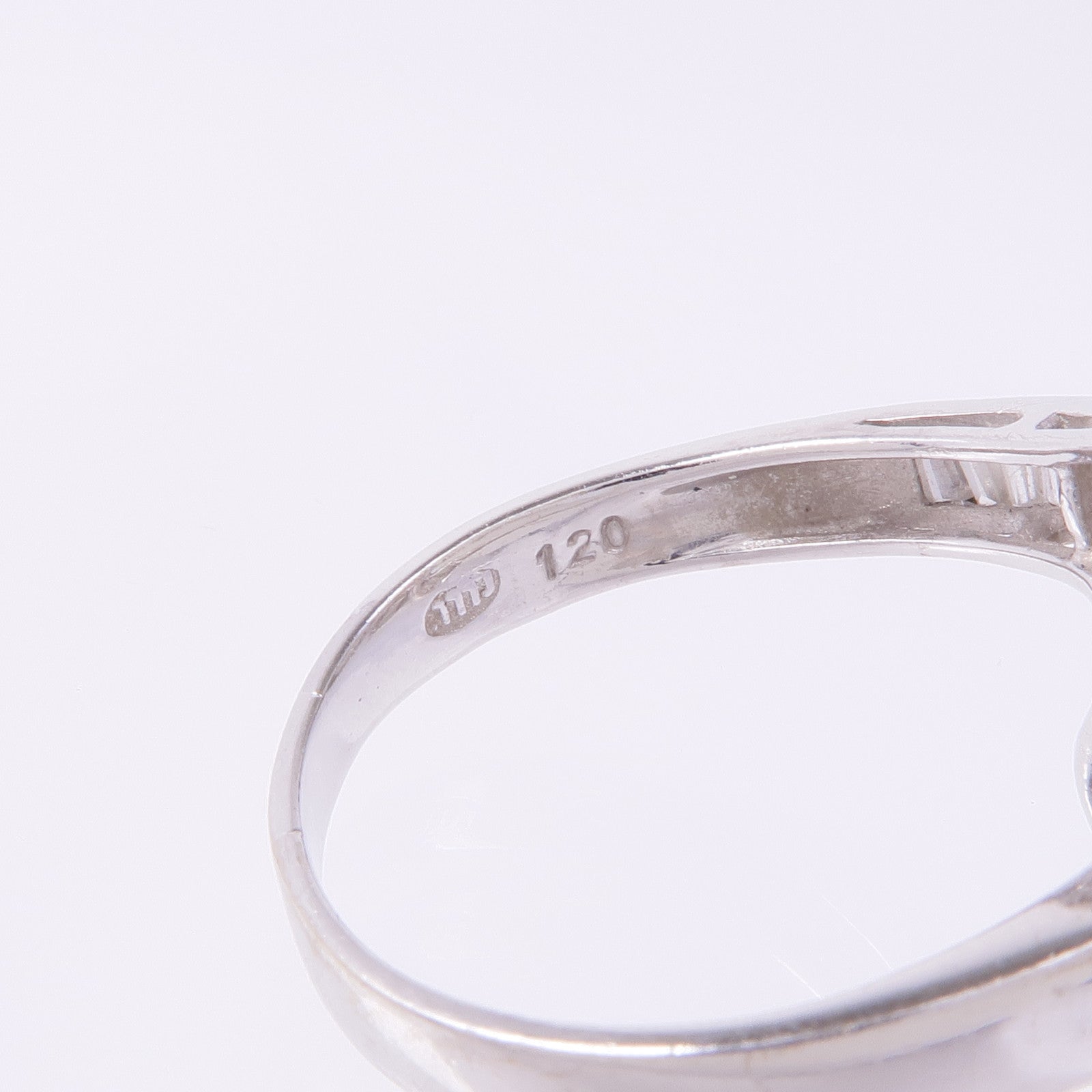 JEWELRY 【激減優惠】18K白金Diamond Ring鑽石戒指US#7.5