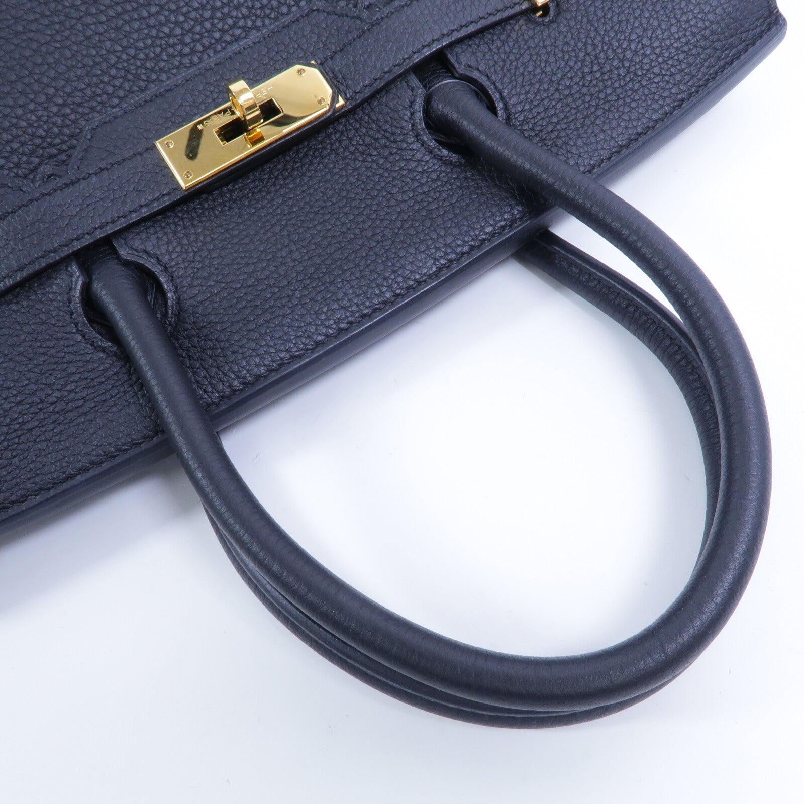 HERMES Togo皮革Birkin 30手挽袋Noir