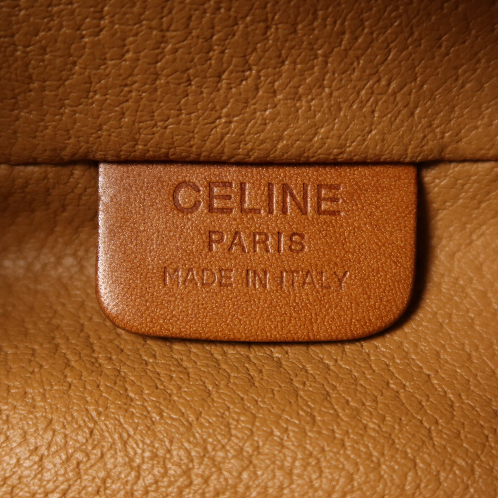 CELINE 牛皮皮革Vintage金扣手挽袋