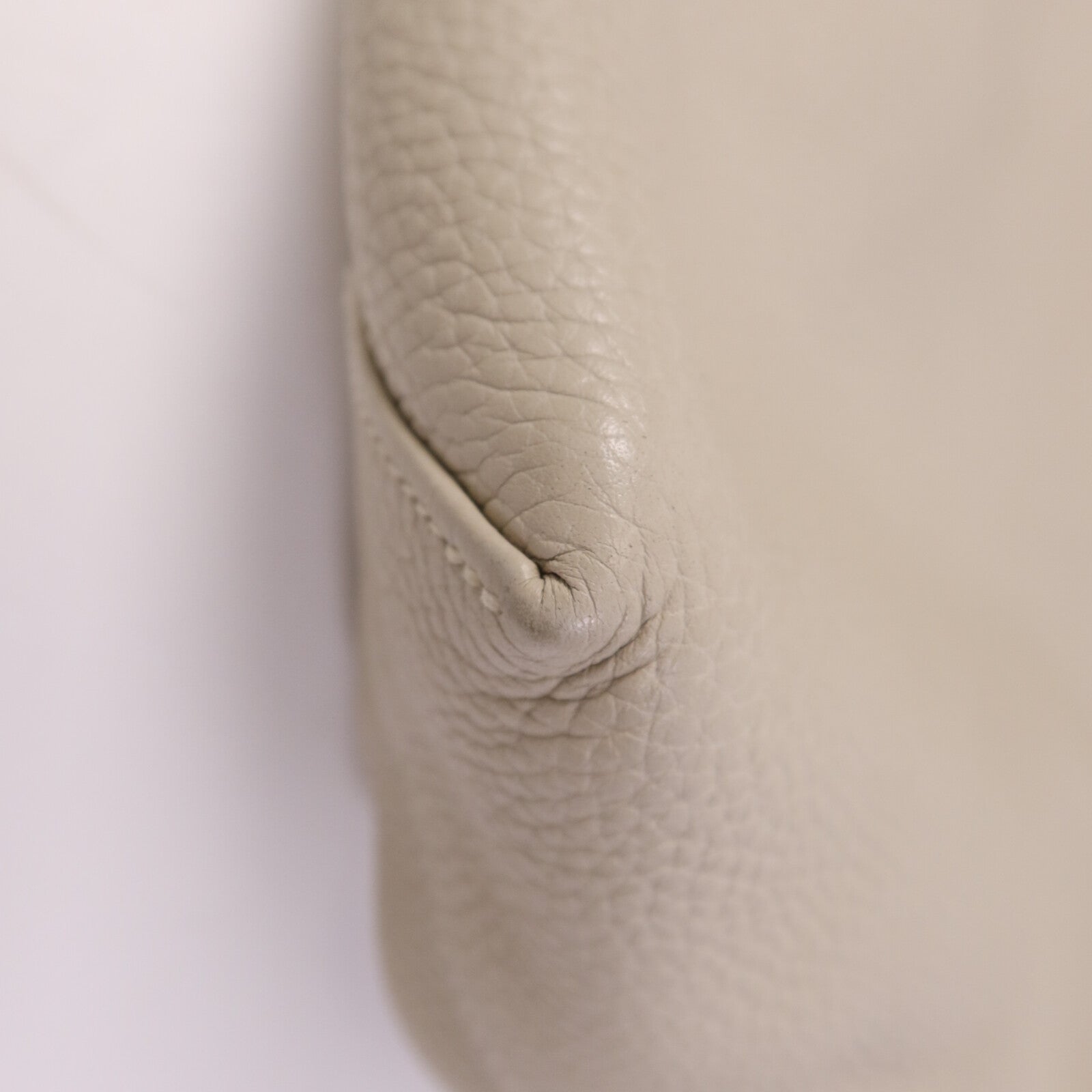 HERMES Clemence皮革Double Sens肩背袋Bleu Electrique /Parchemin