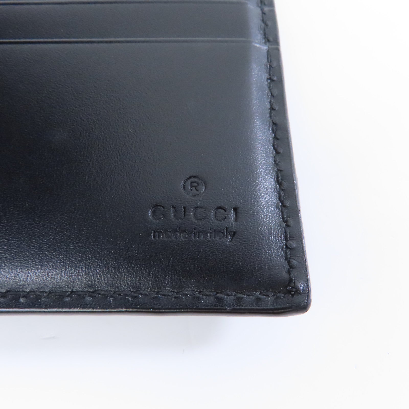 GUCCI 牛皮皮革Wallet錢包黑色