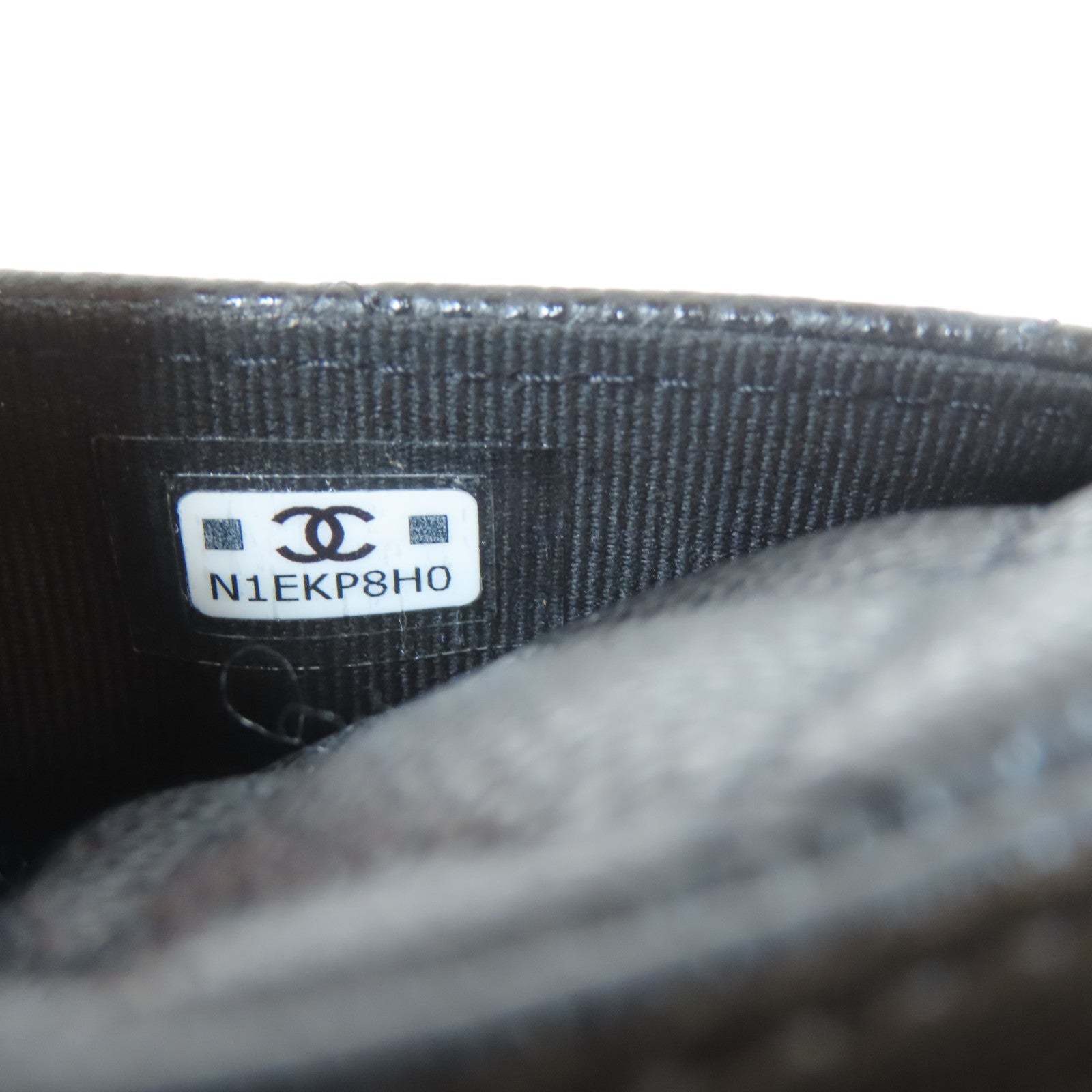 CHANEL 【激減優惠】菱格Caviar皮革Chain Shoulder銀扣鏈帶肩背袋黑色