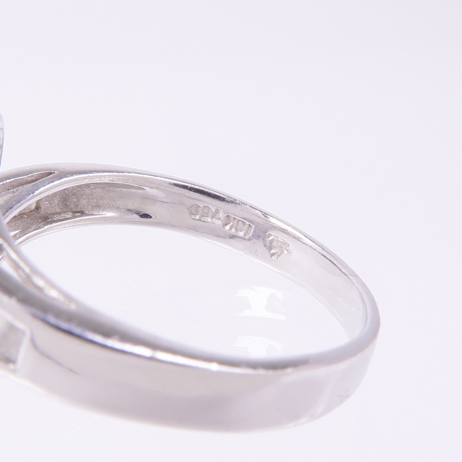 JEWELRY 【激減優惠】18K白金Diamond Ring鑽石戒指US#7.5