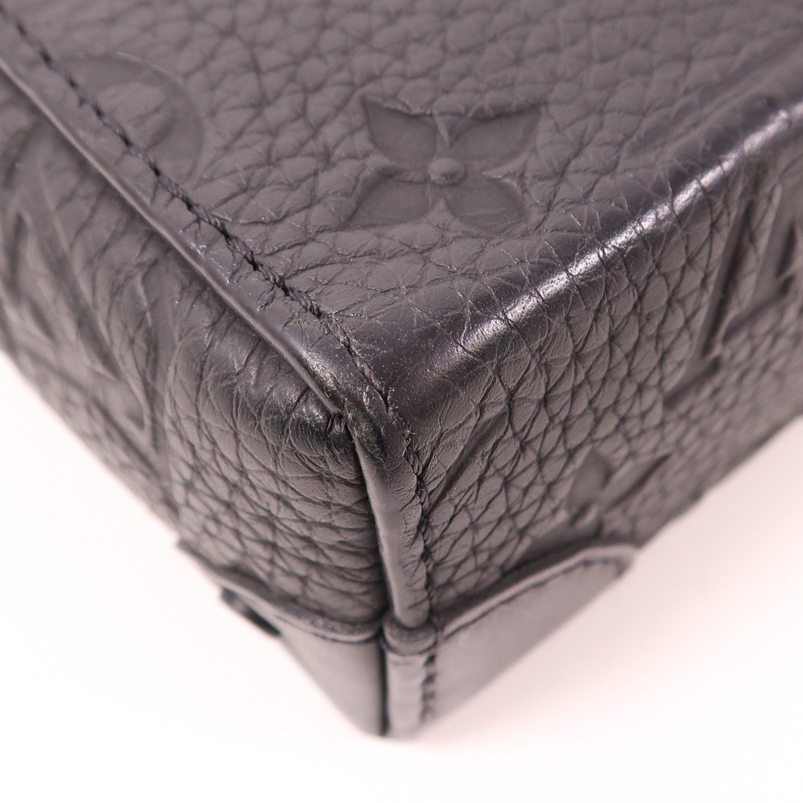 LOUIS VUITTON Monogram Taurillon Trunk Messenger Bag肩背袋