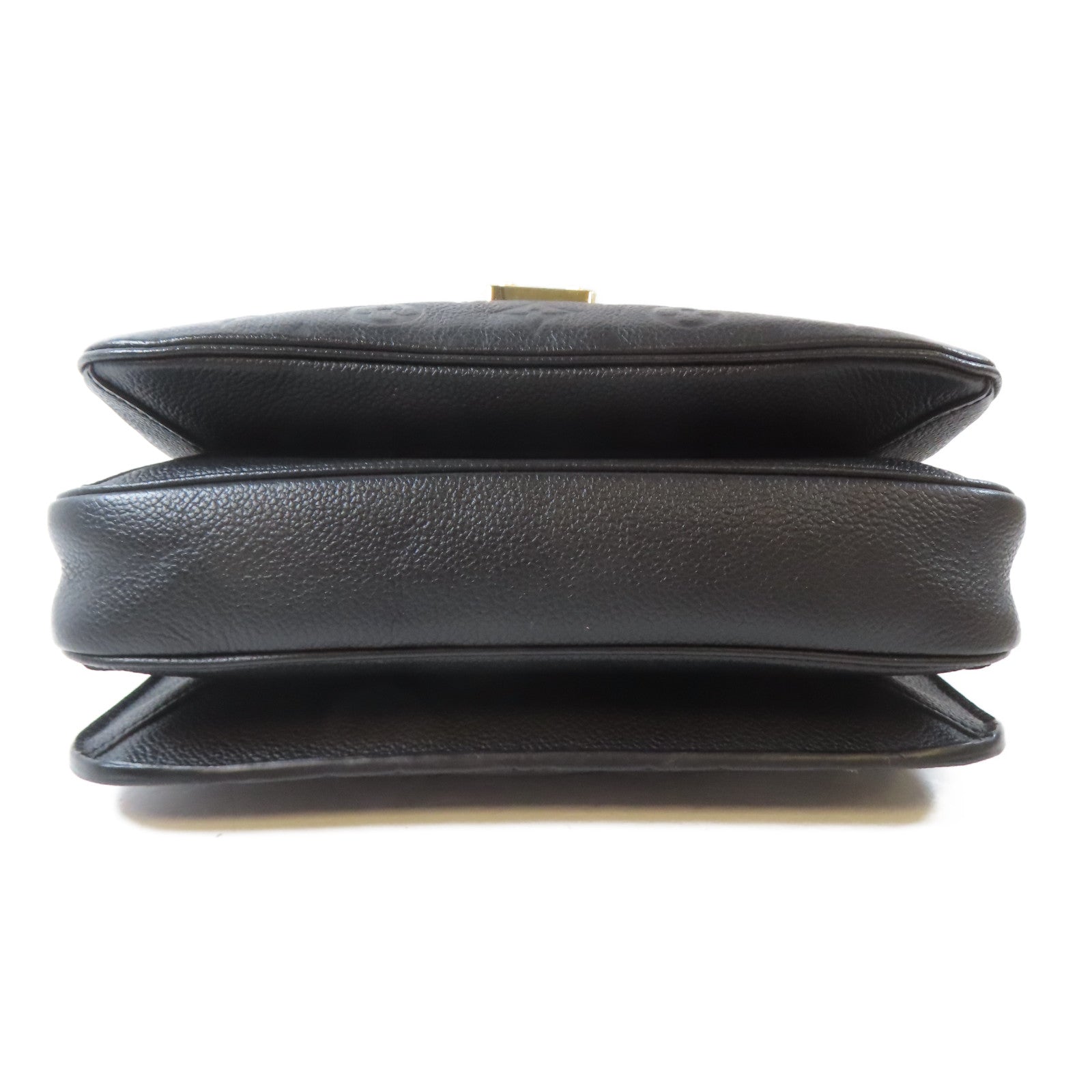 LOUIS VUITTON Monogram Empreinte Pochette Metis金扣手挽肩背兩用袋黑色