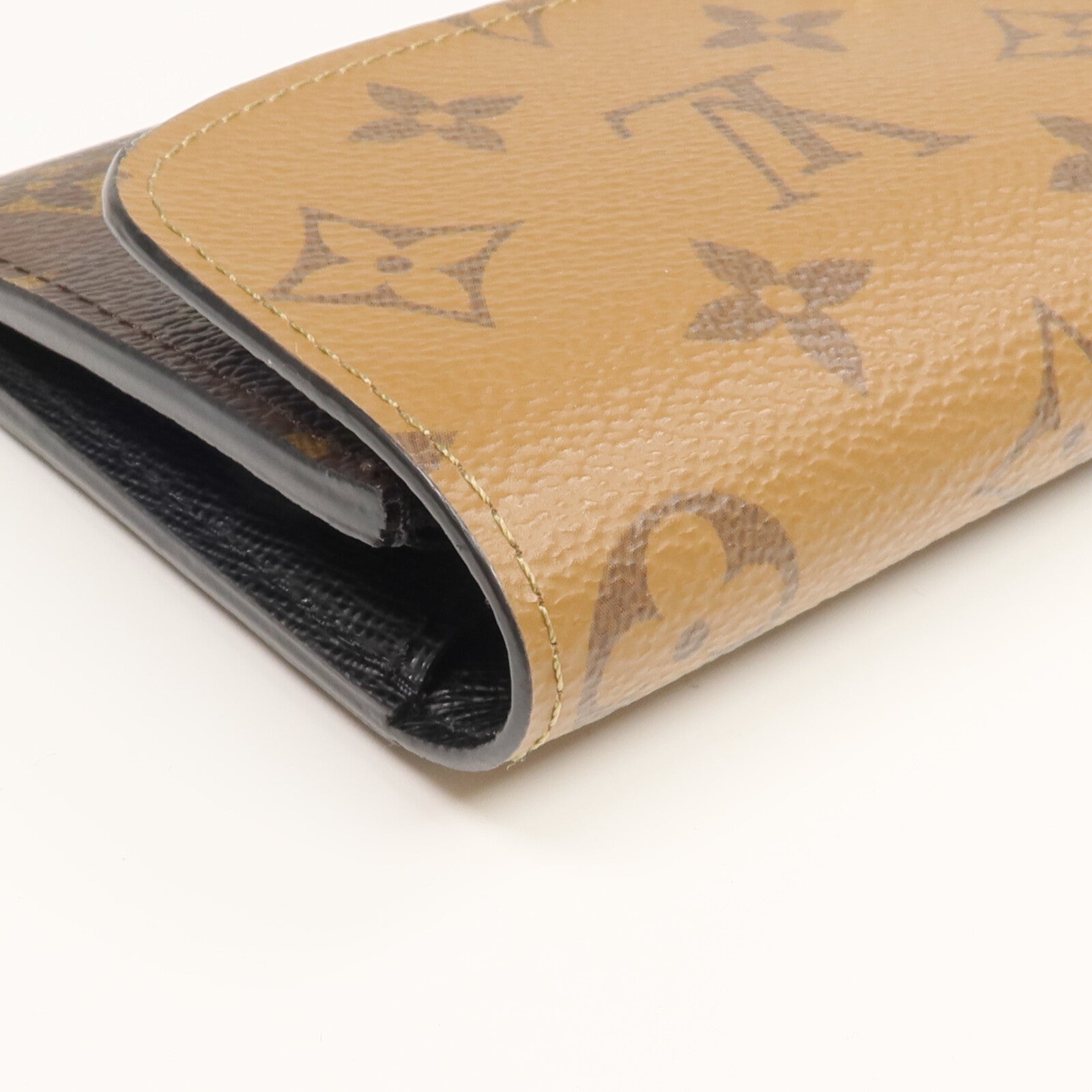 LOUIS VUITTON Monogram/Monogram Reverse Emilie長錢包