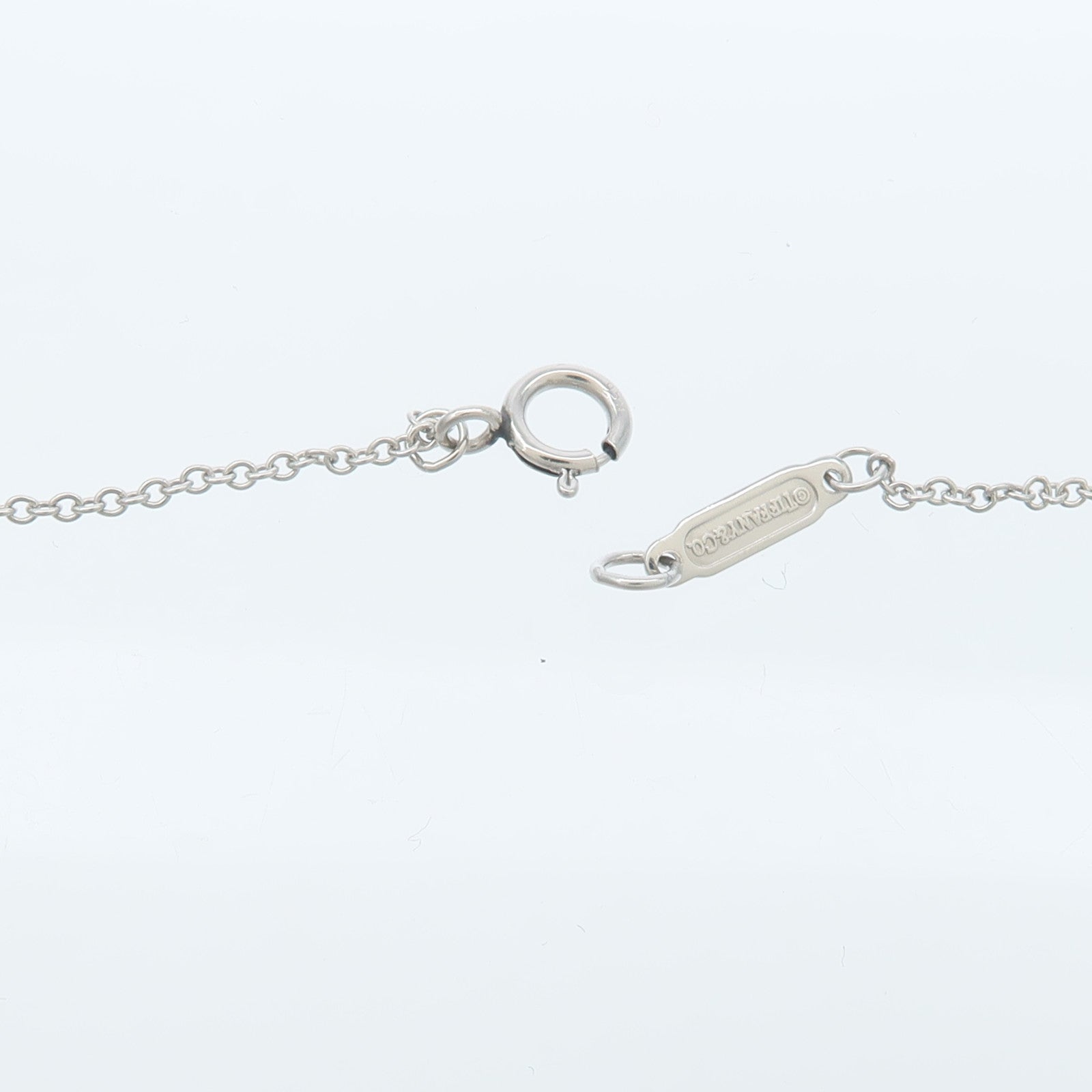 TIFFANY＆CO PT950鉑金Diamond Hearts鑽石項鍊