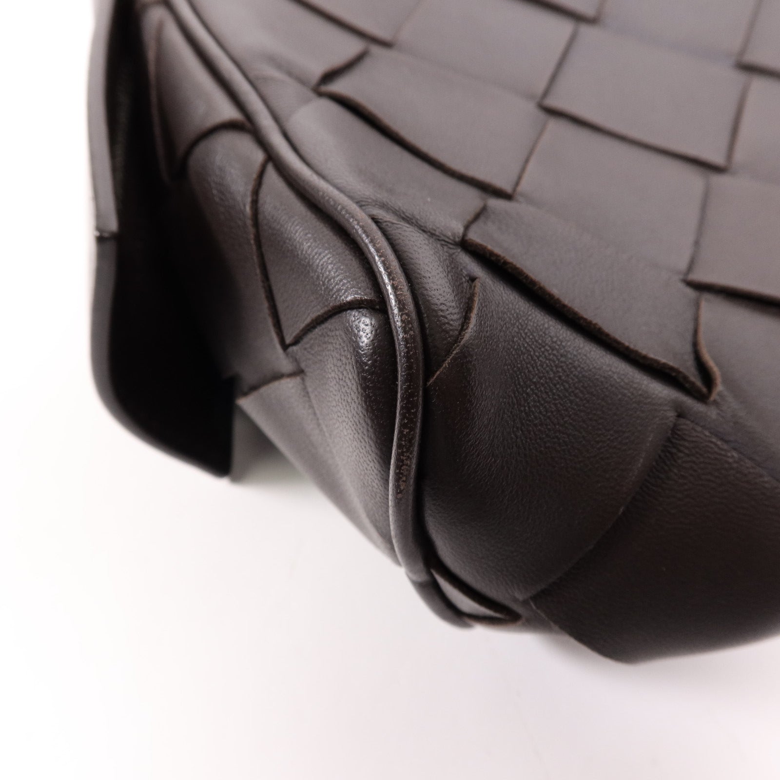 BOTTEGA VENETA 牛皮皮革Hand Bag銀扣手挽袋