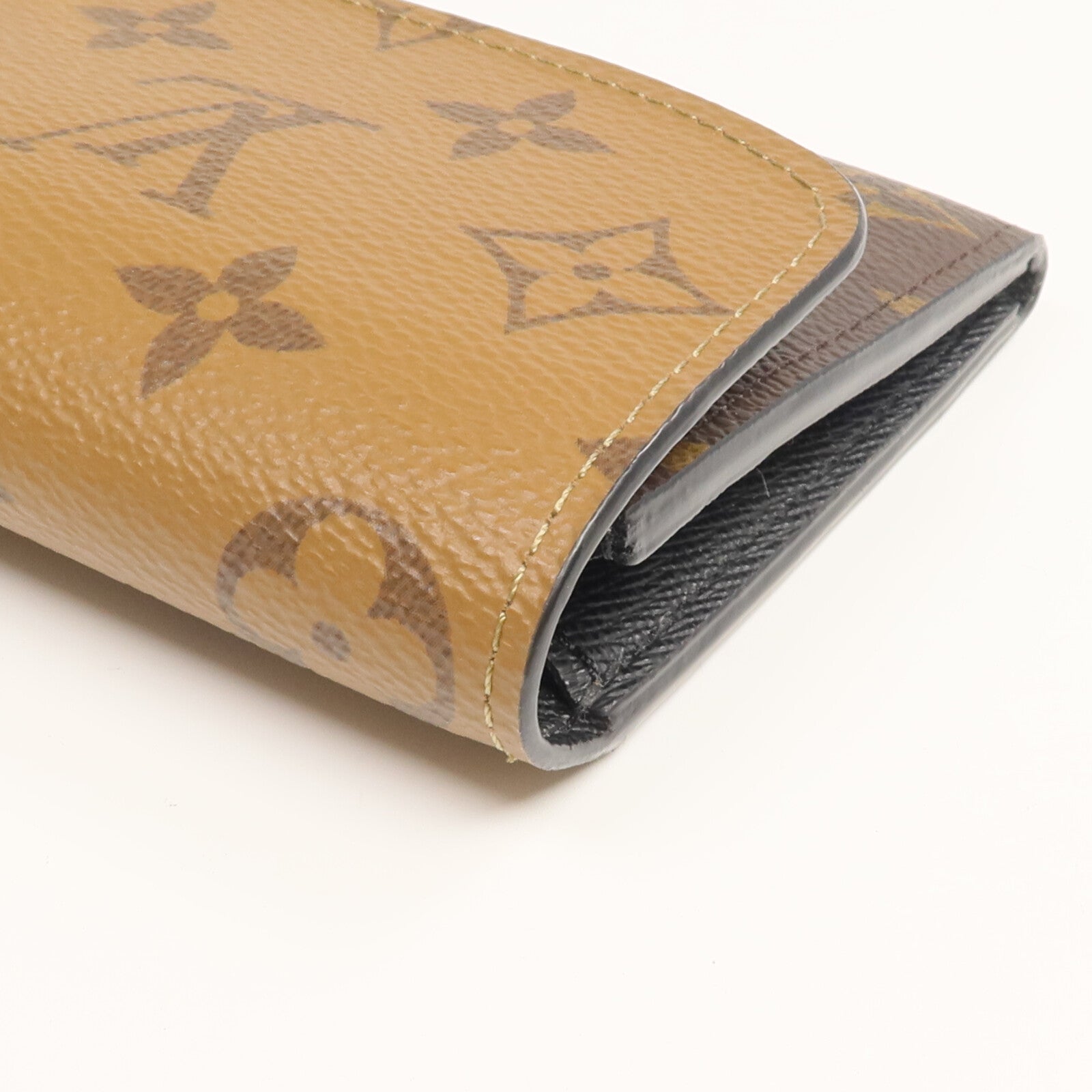 LOUIS VUITTON Monogram/Monogram Reverse Emilie長錢包