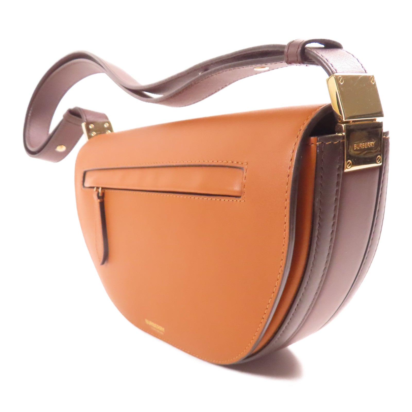 BURBERRY 牛皮皮革Olympia Bag金扣肩背袋