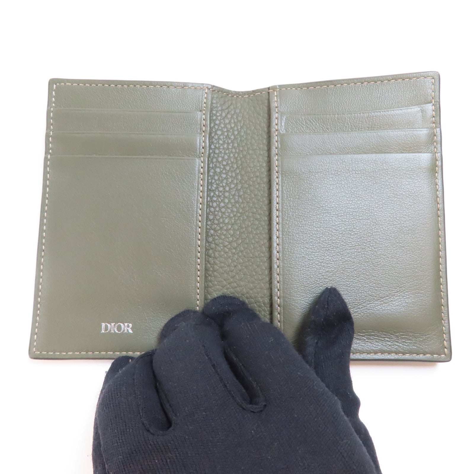 Dior 牛皮皮革Card Case卡片套綠色