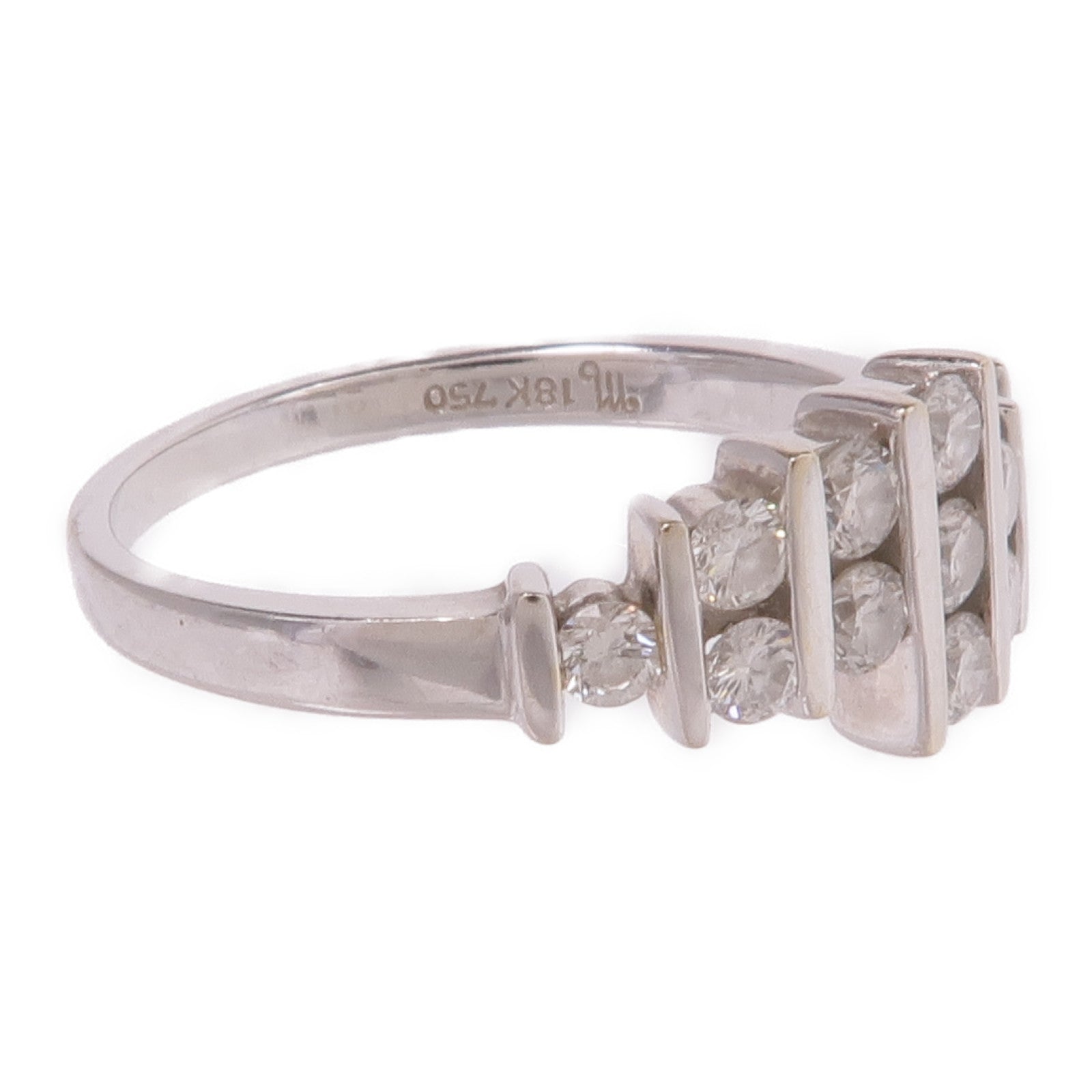 JEWELRY 【激減優惠】18K白金Diamond Ring鑽石戒指US#5.5