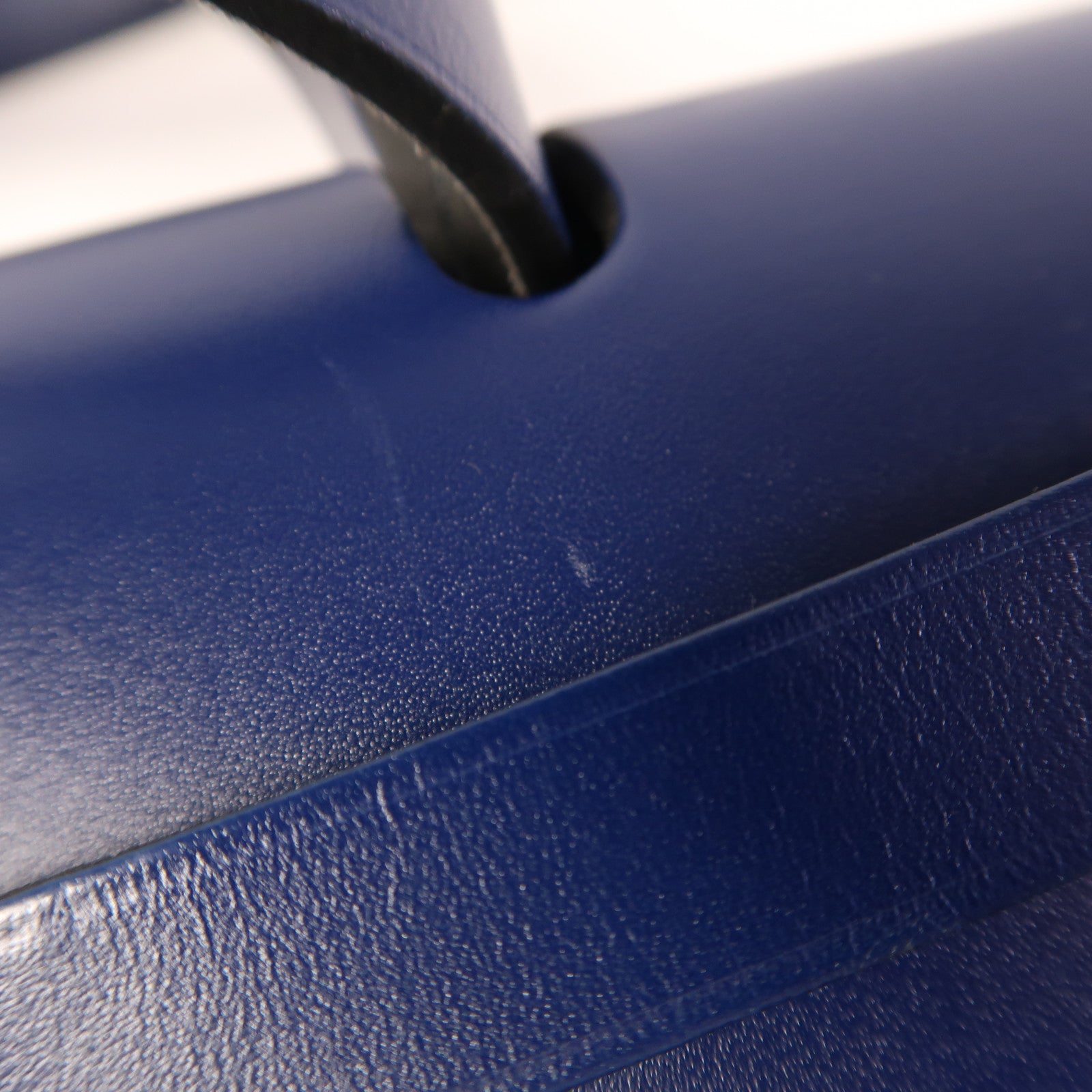 HERMES 帆布Herbag PM銀扣手挽肩背兩用袋Vert Cypress/Bleu Saphir