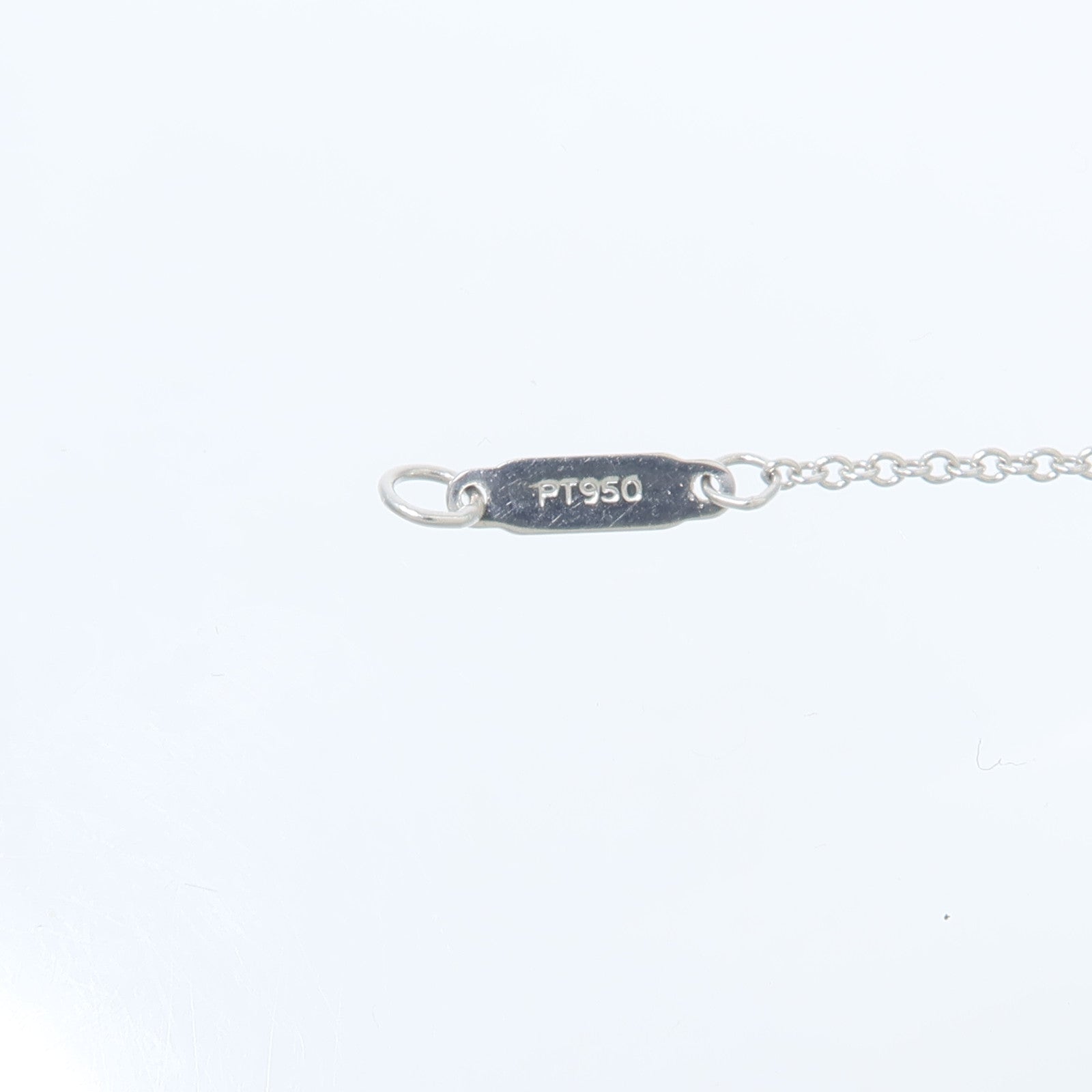 TIFFANY＆CO PT950鉑金Diamond Hearts鑽石項鍊