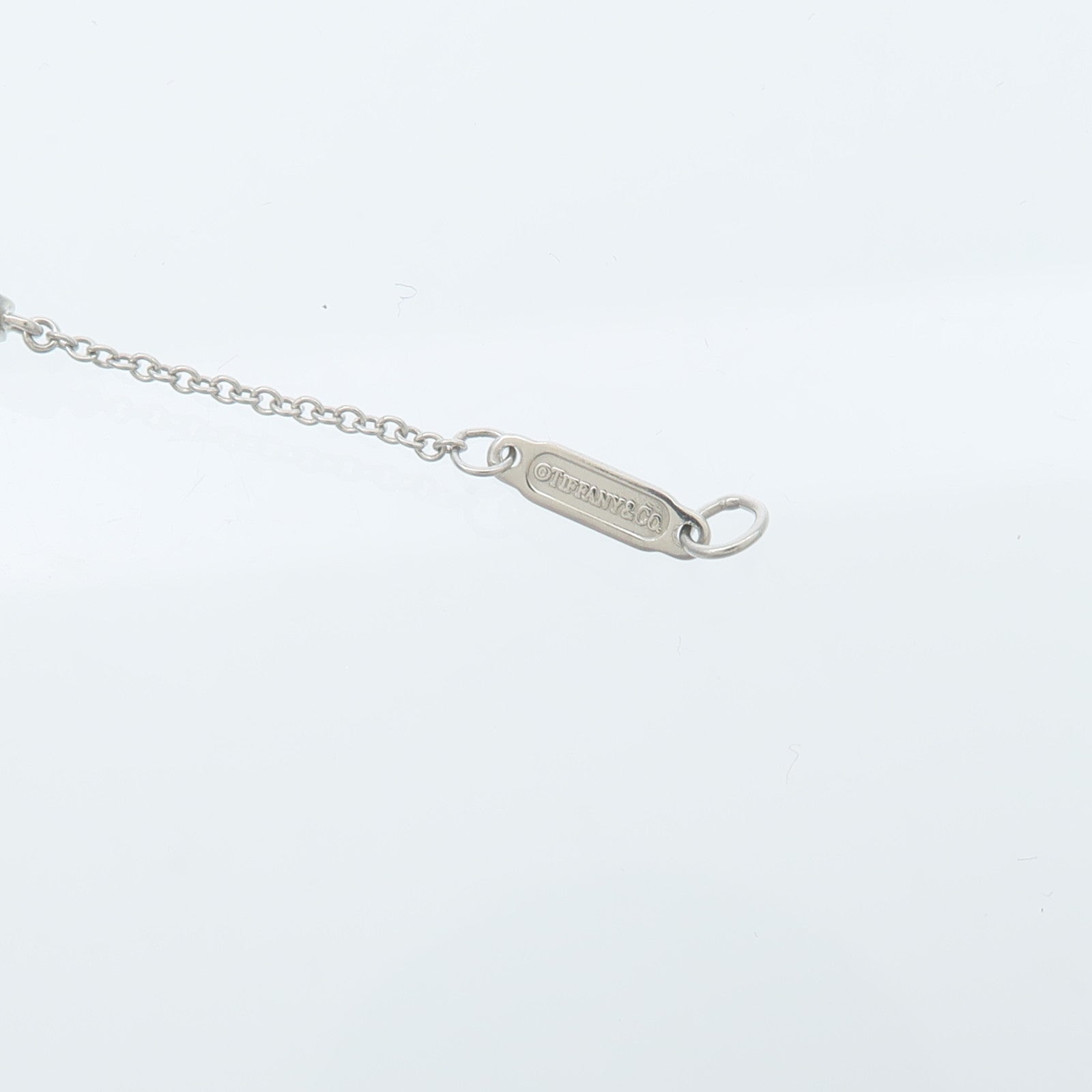 TIFFANY＆CO PT950鉑金Diamond Hearts鑽石項鍊