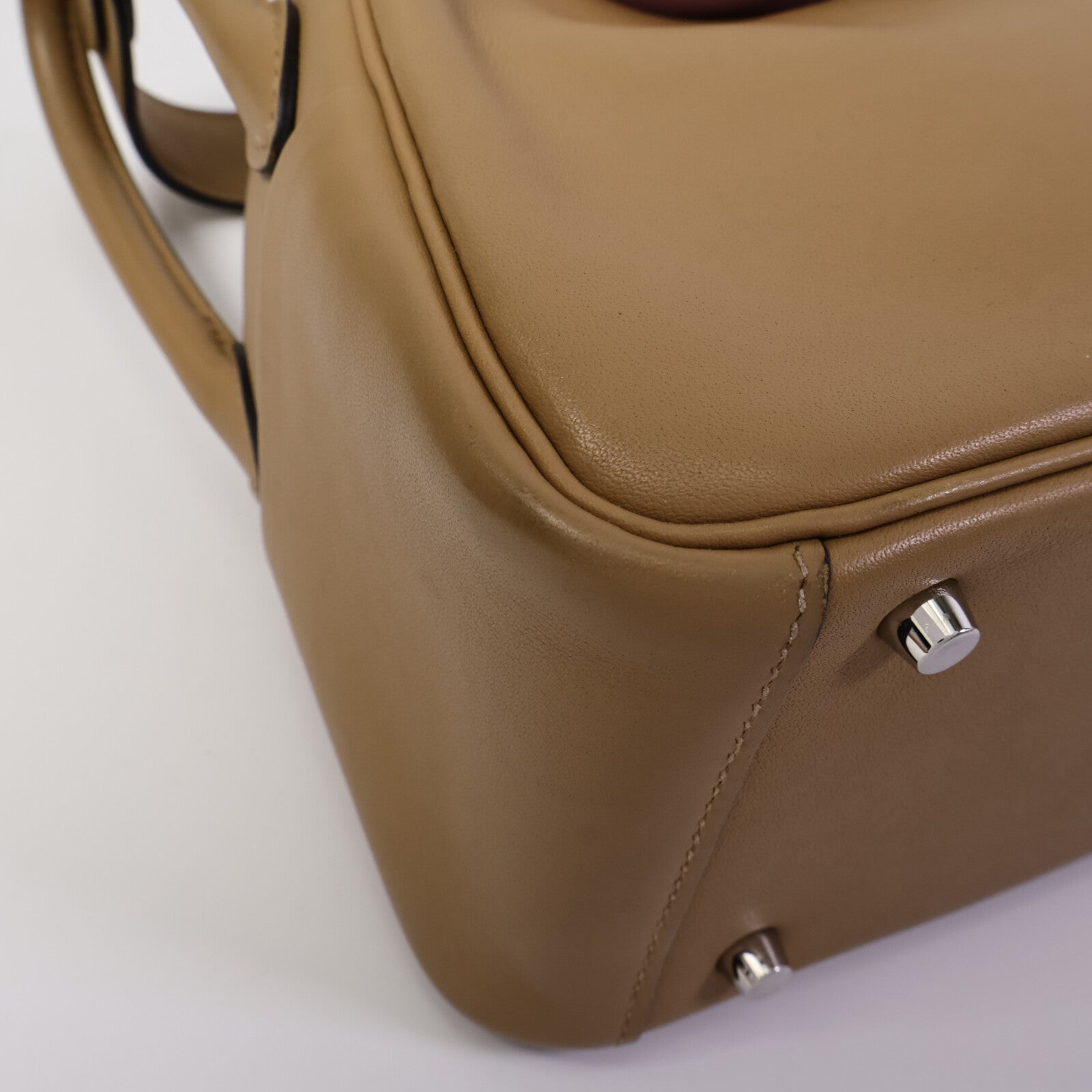 HERMES 【激減優惠】Swift皮革Mini Lindy手挽肩背兩用袋Chai/Mauve Sylvst