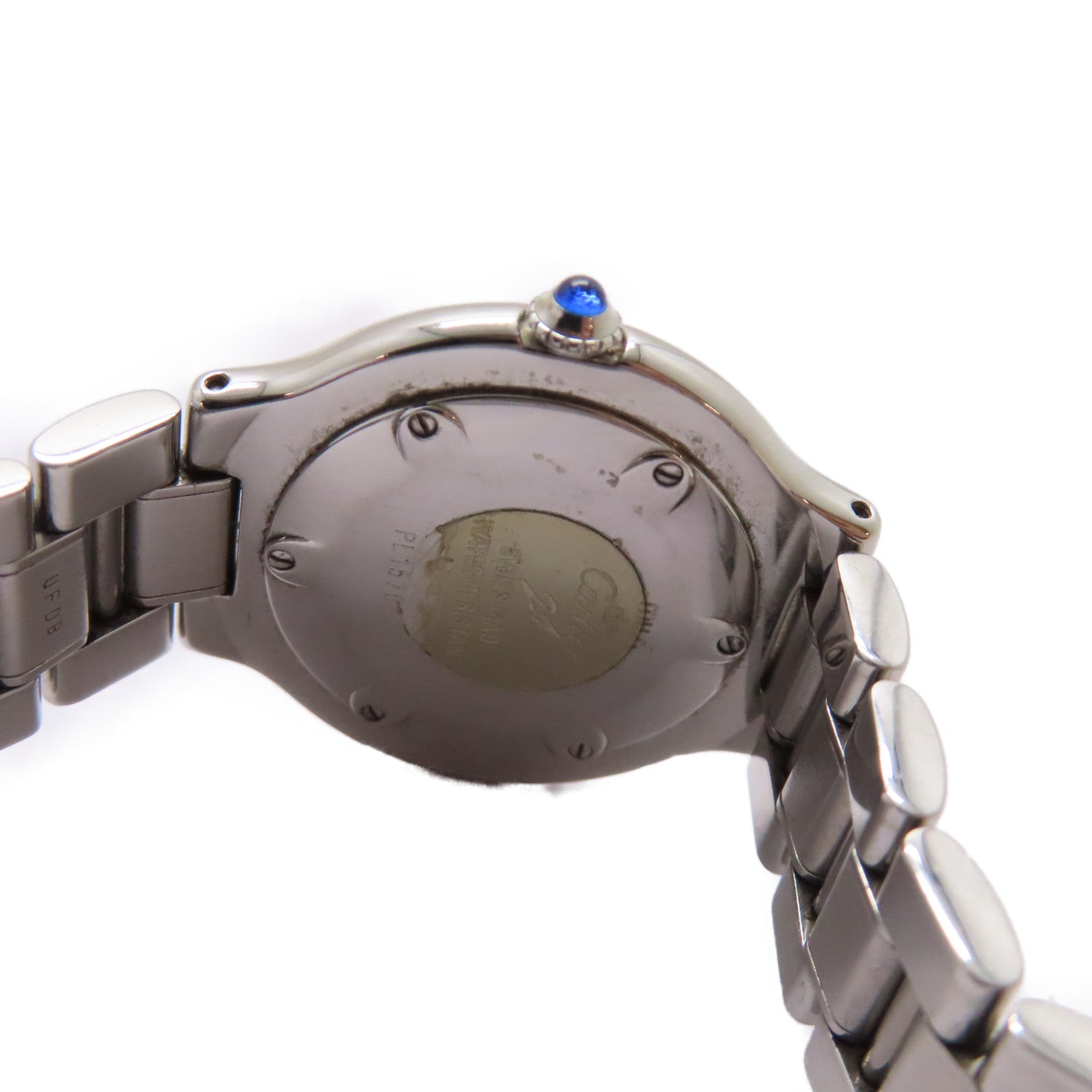 CARTIER Must 21不鏽鋼手錶石英機芯銀色