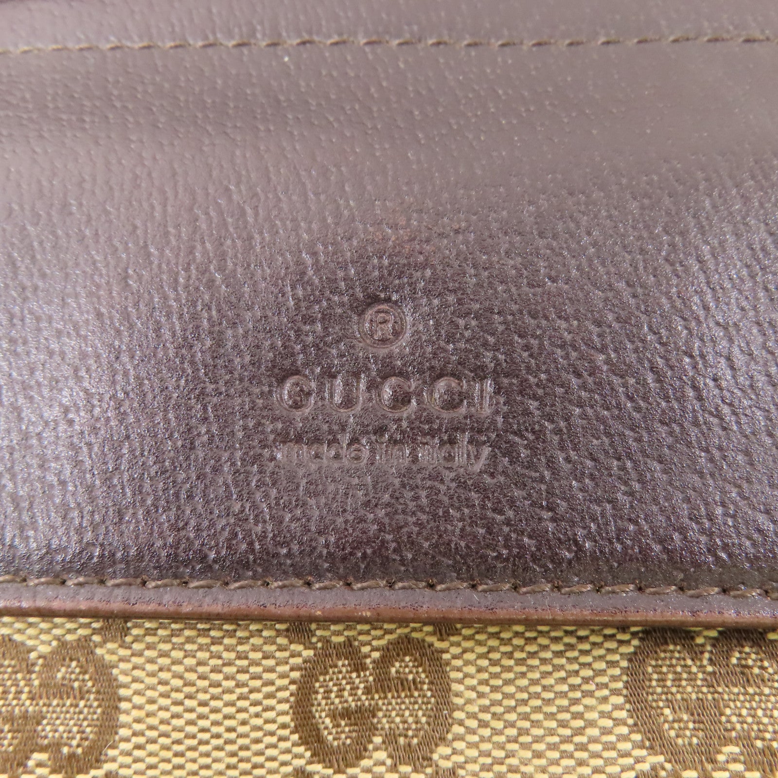 GUCCI 帆布Waist Bag銀扣腰包