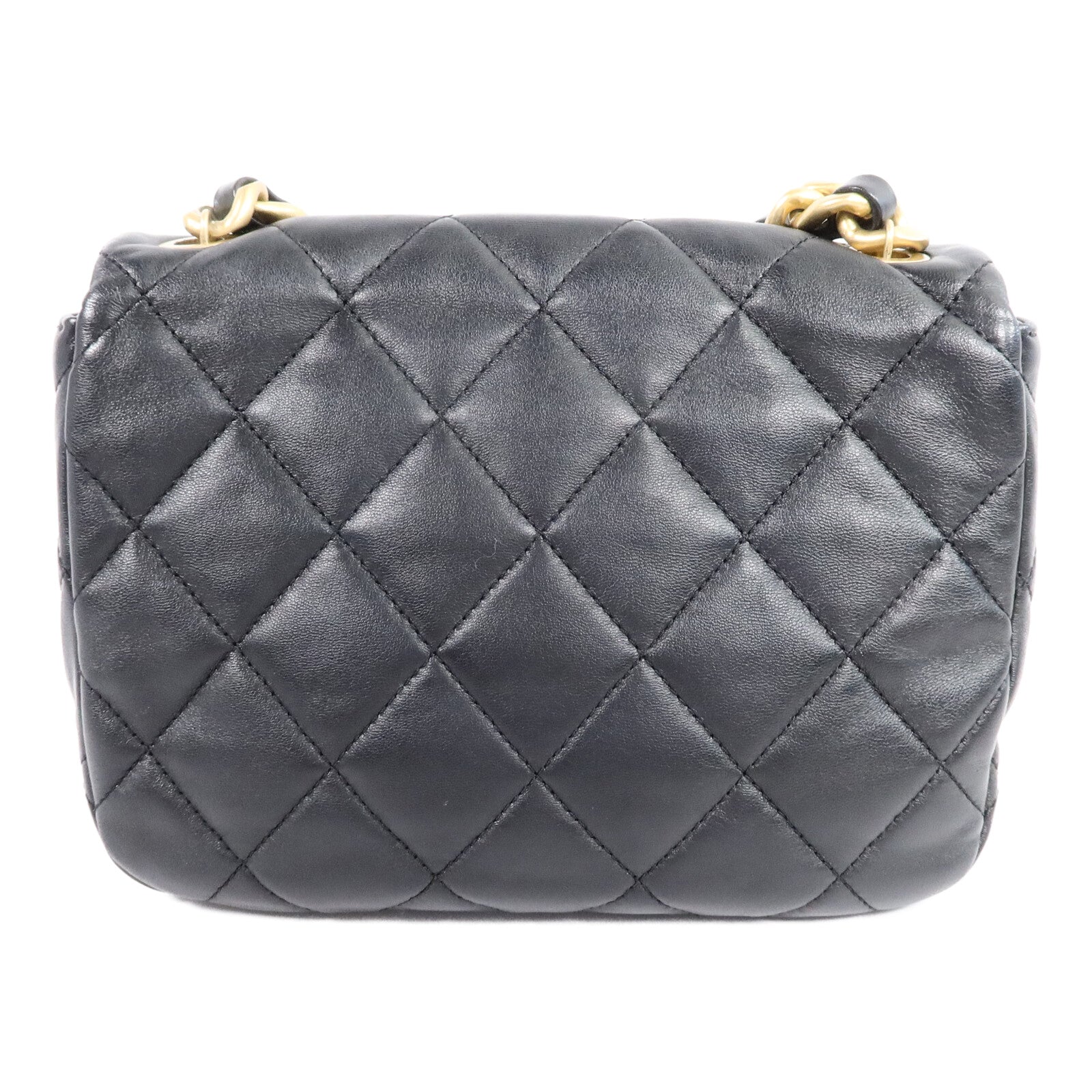 CHANEL 羊皮皮革Chain Shoulder Bag鏈帶肩背袋