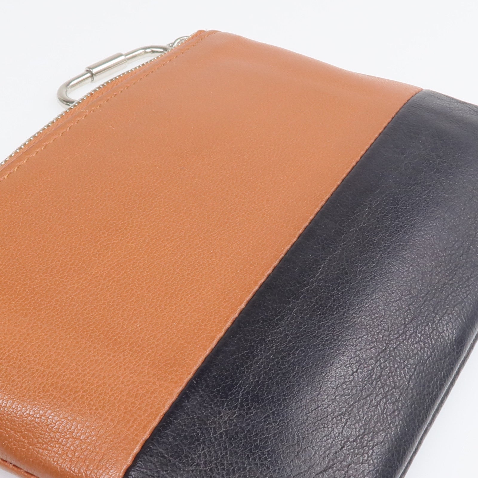 CELINE 牛皮皮革Coin Case銀扣零錢包