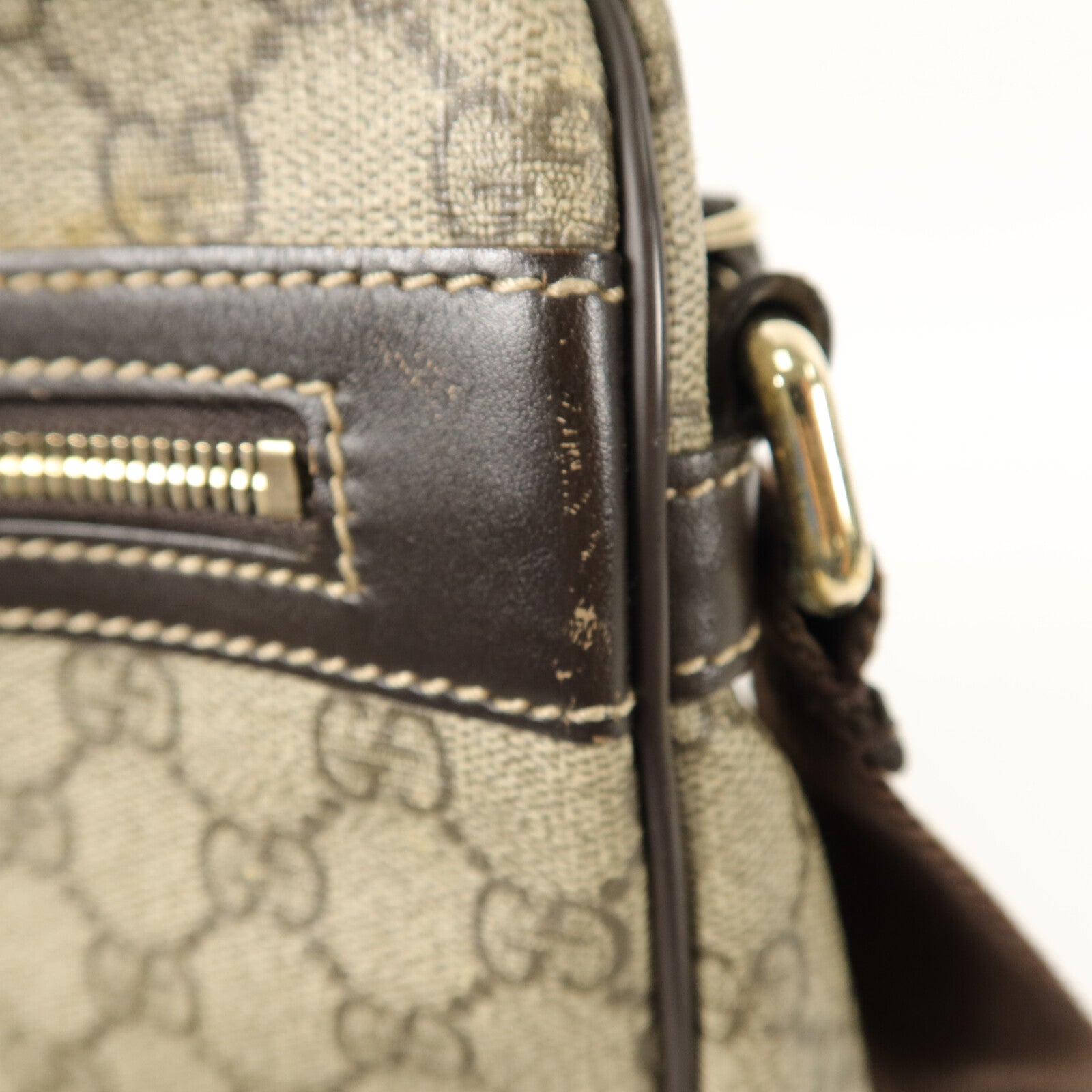GUCCI 塗層帆布Messanger Bag肩背袋