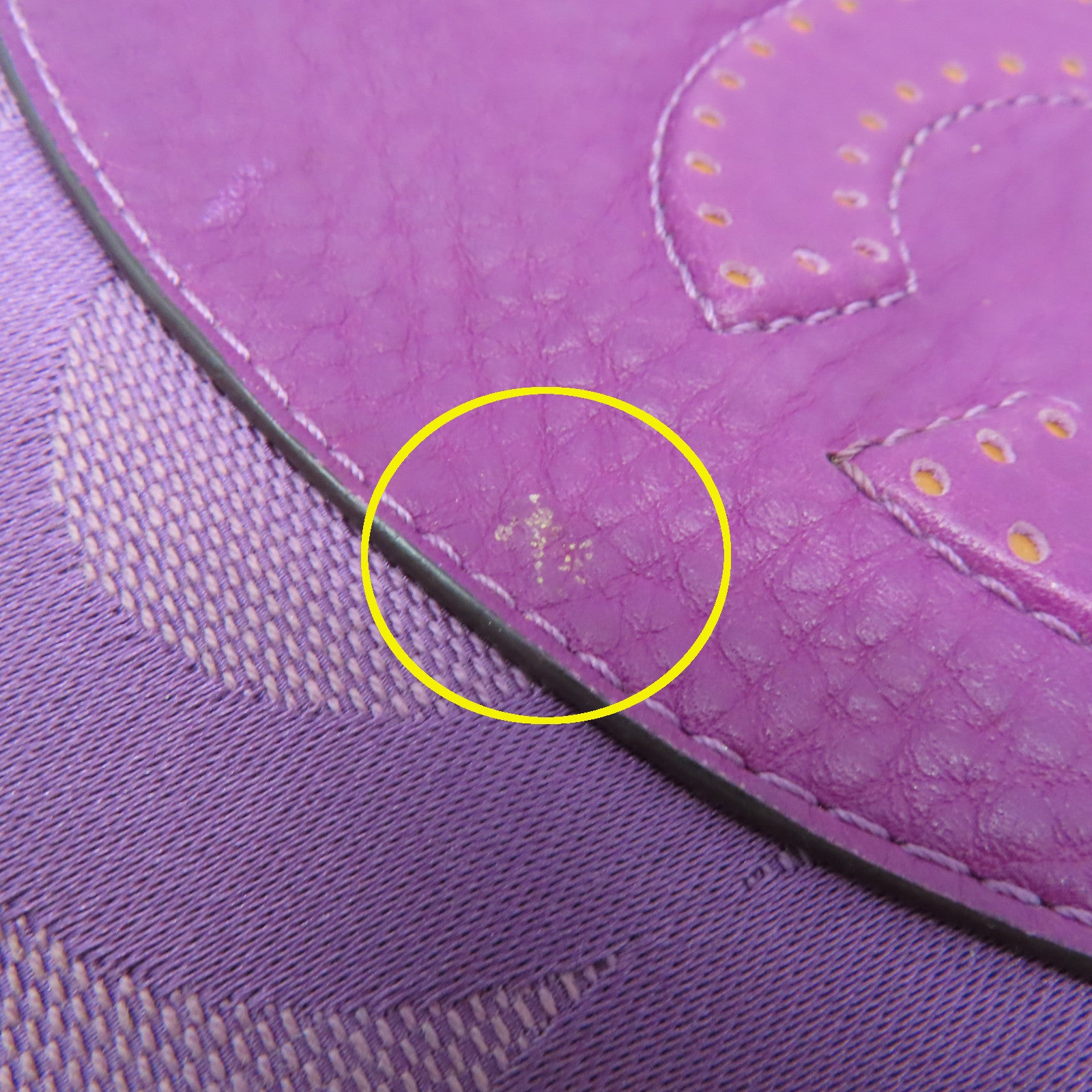 COACH 牛皮皮革Tote Bag銀扣手挽袋紫色