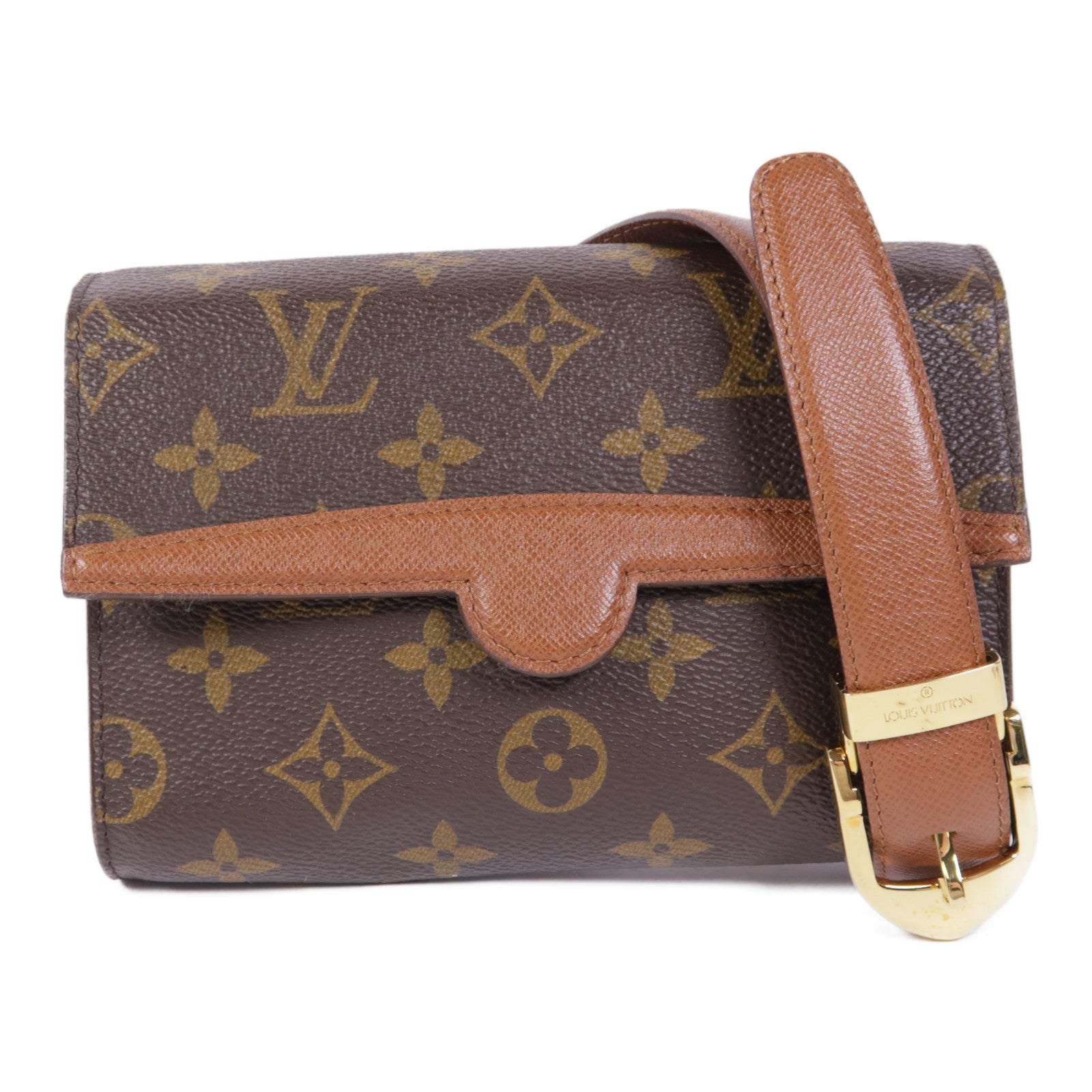 LOUIS VUITTON Monogram Arsch金扣肩背袋