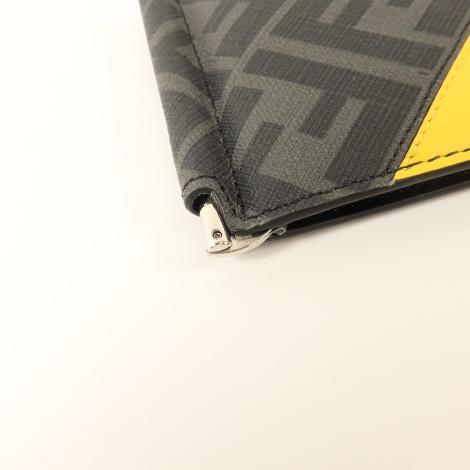 FENDI 塗層帆布Bifold Money Clip Wallet夾錢包