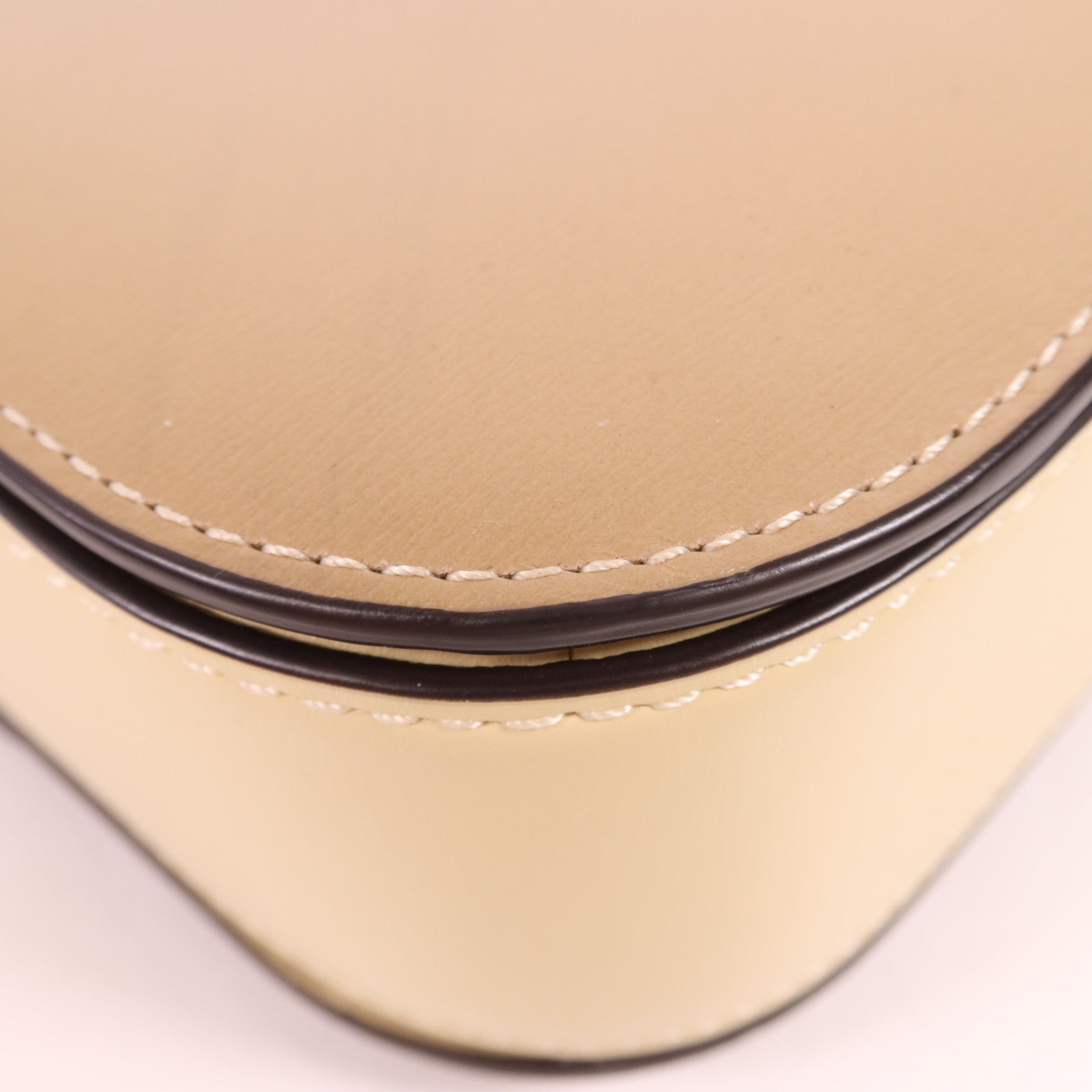 COACH 牛皮皮革Shoulder Bag銀扣肩背袋