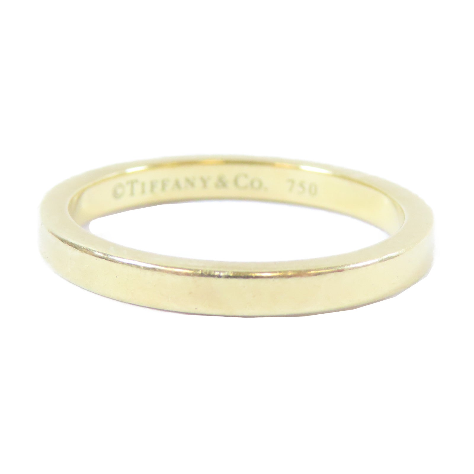 TIFFANY＆CO 18K黃金Ring戒指US#4.75