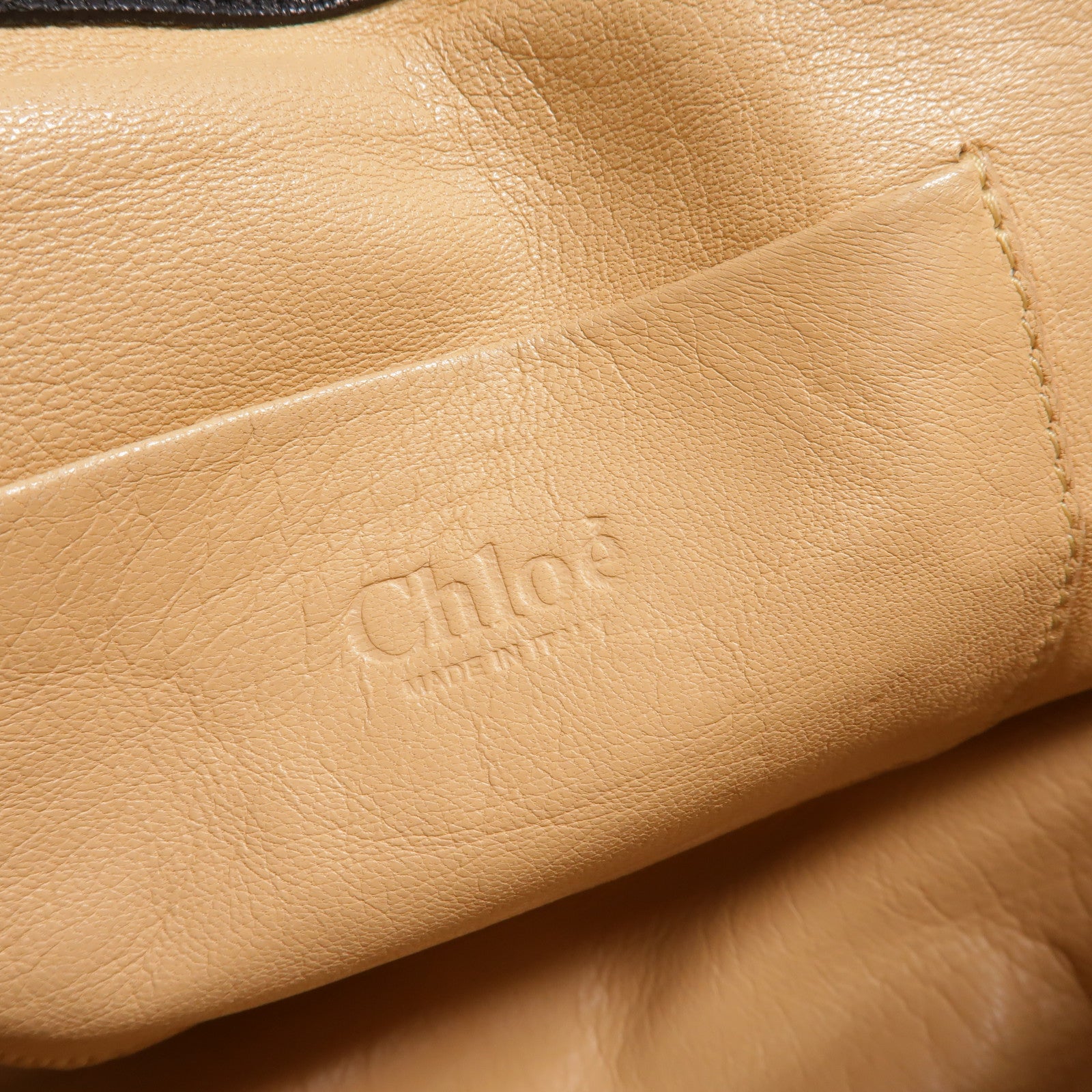 Chloe 牛皮皮革Elsic鏈帶肩背袋