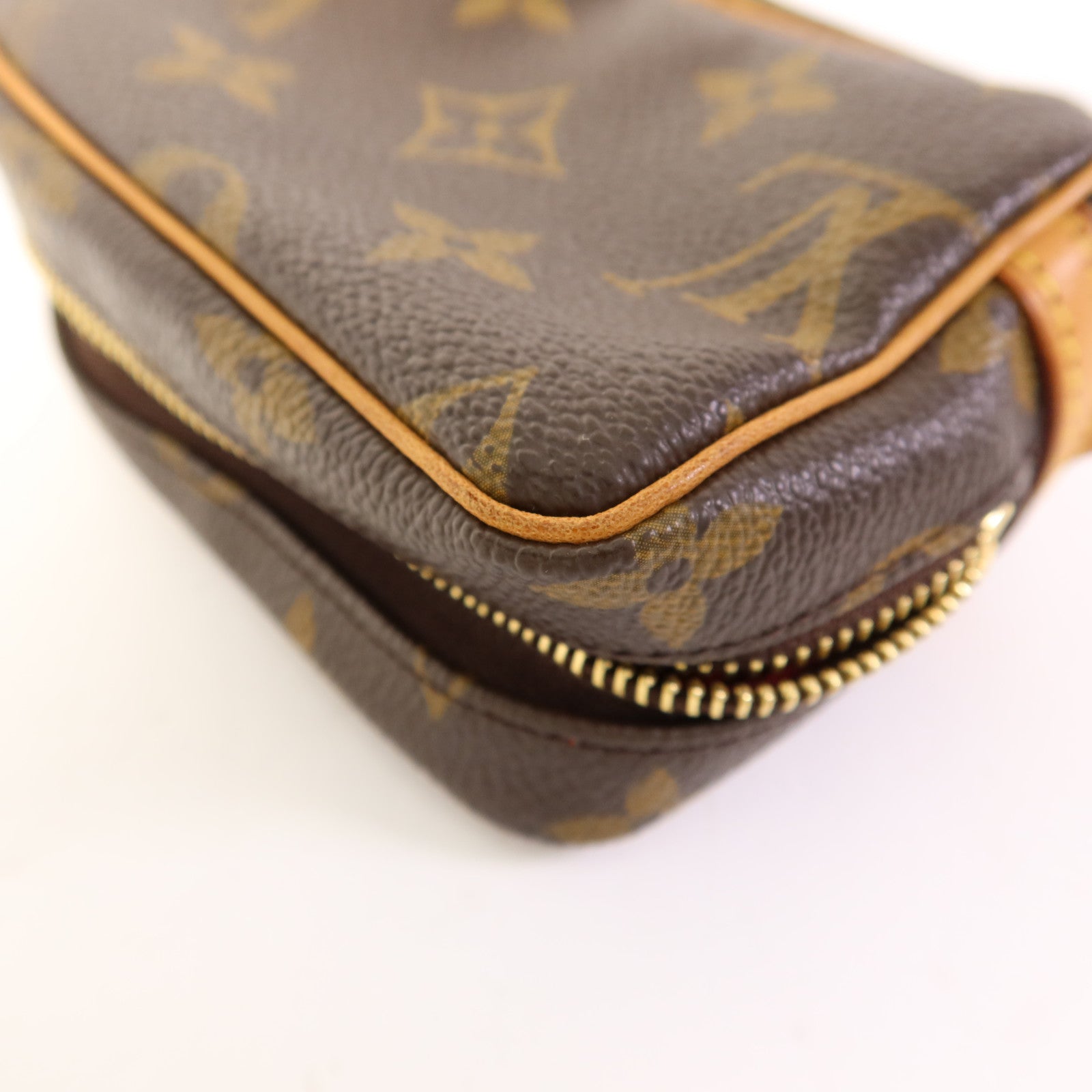 LOUIS VUITTON Monogram Trousse Wapity Pouch金扣手拿包