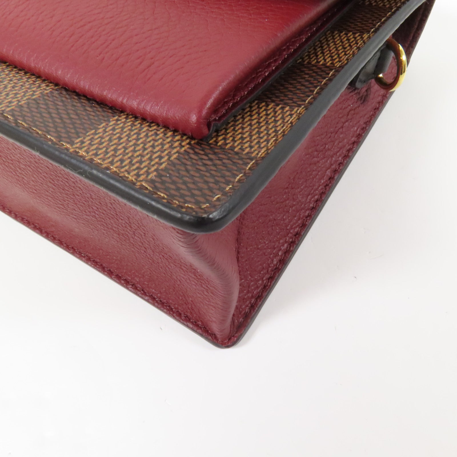 LOUIS VUITTON Damier Vavin金扣鏈帶肩背袋