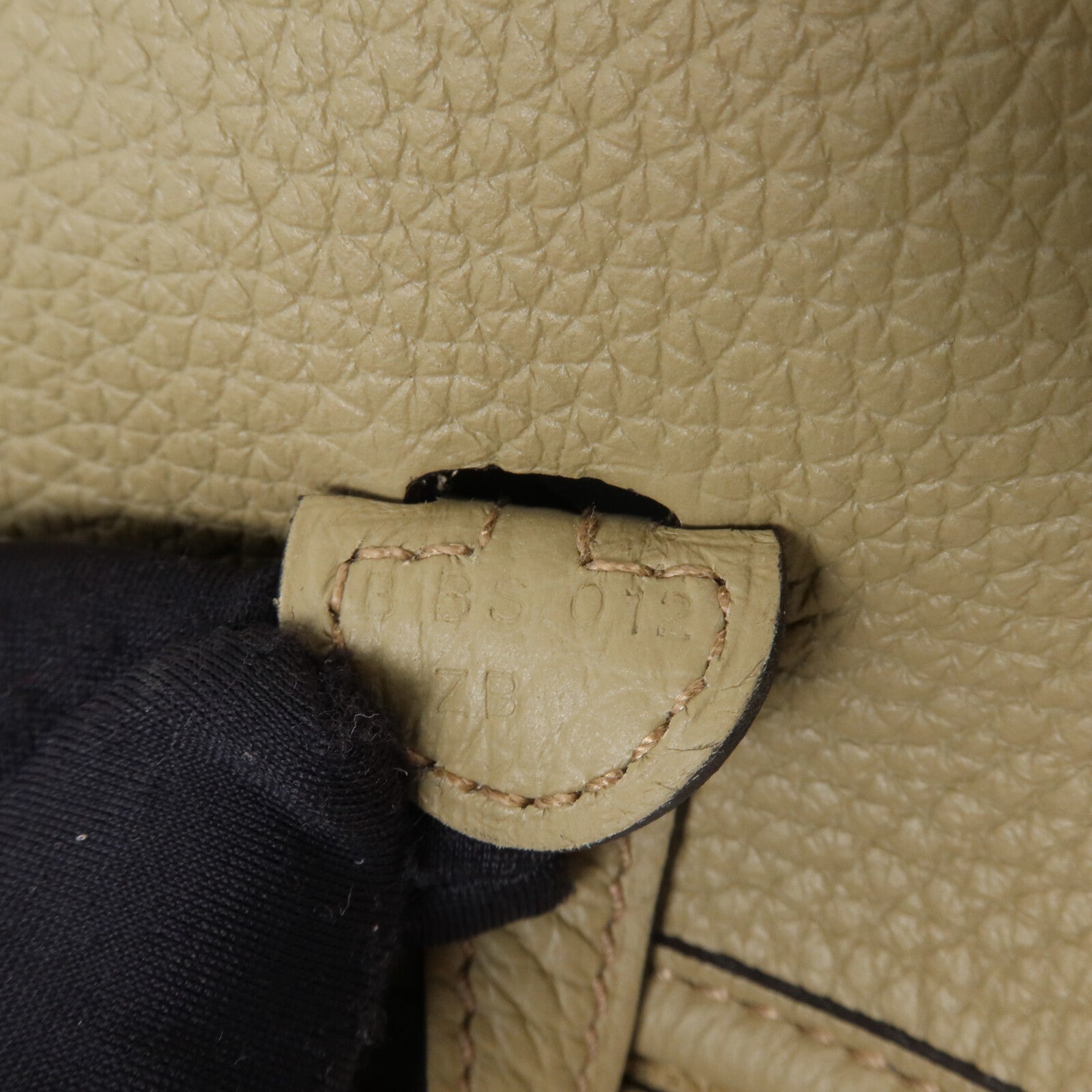 HERMES Clemence皮革Evelyne TPM肩背袋Beige Marfa