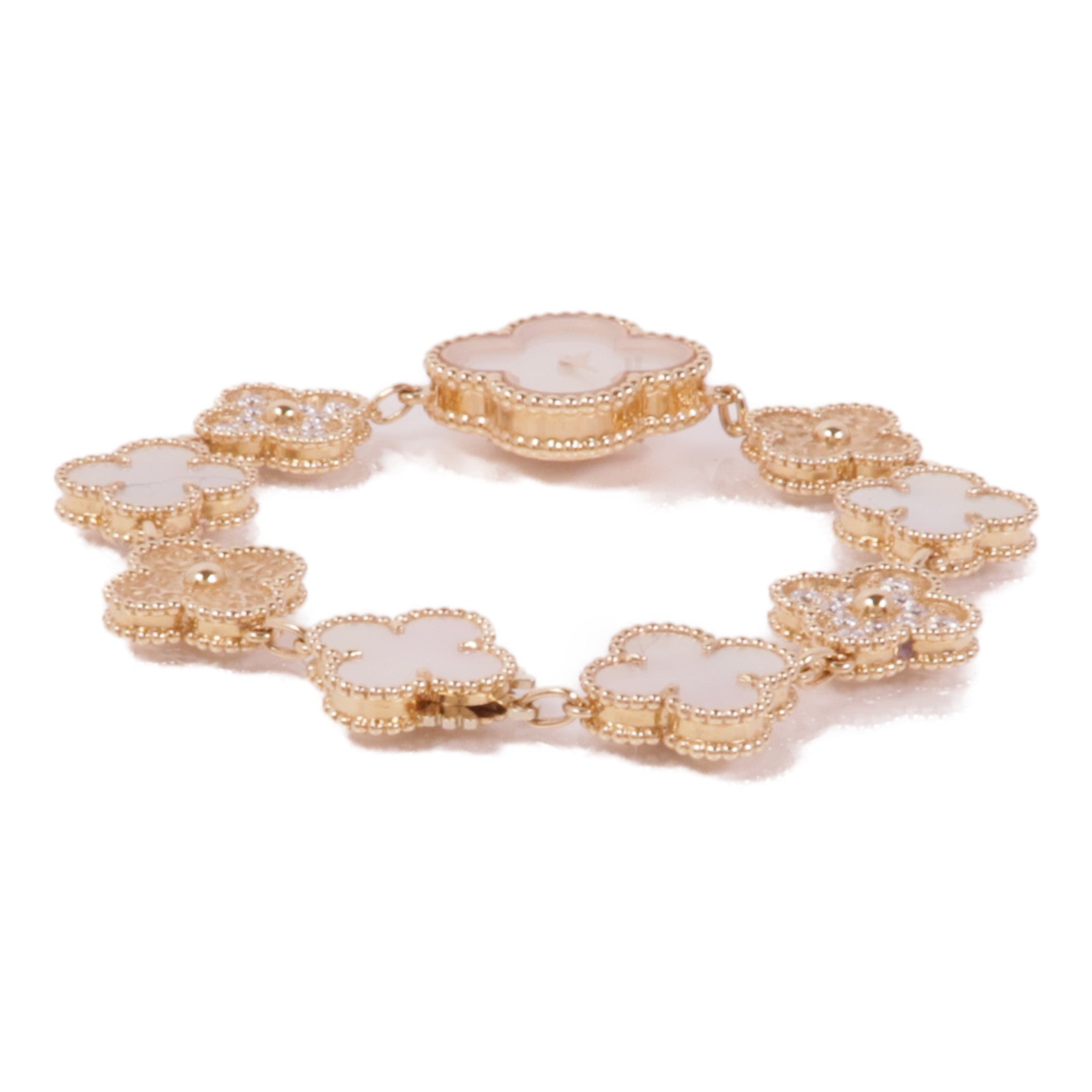 Van Cleef & Arpels Sweet Alhambra Diamond Watch VCARO8SG00