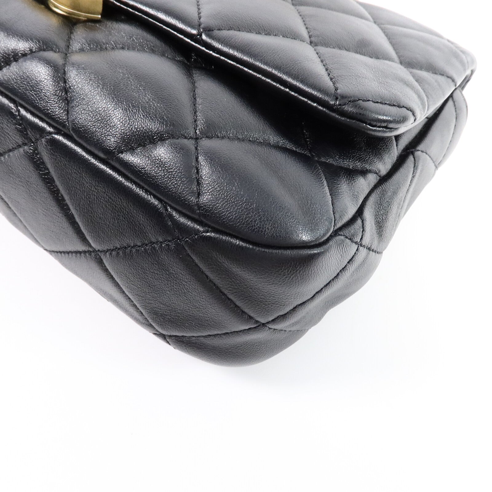 CHANEL 羊皮皮革Chain Shoulder Bag鏈帶肩背袋