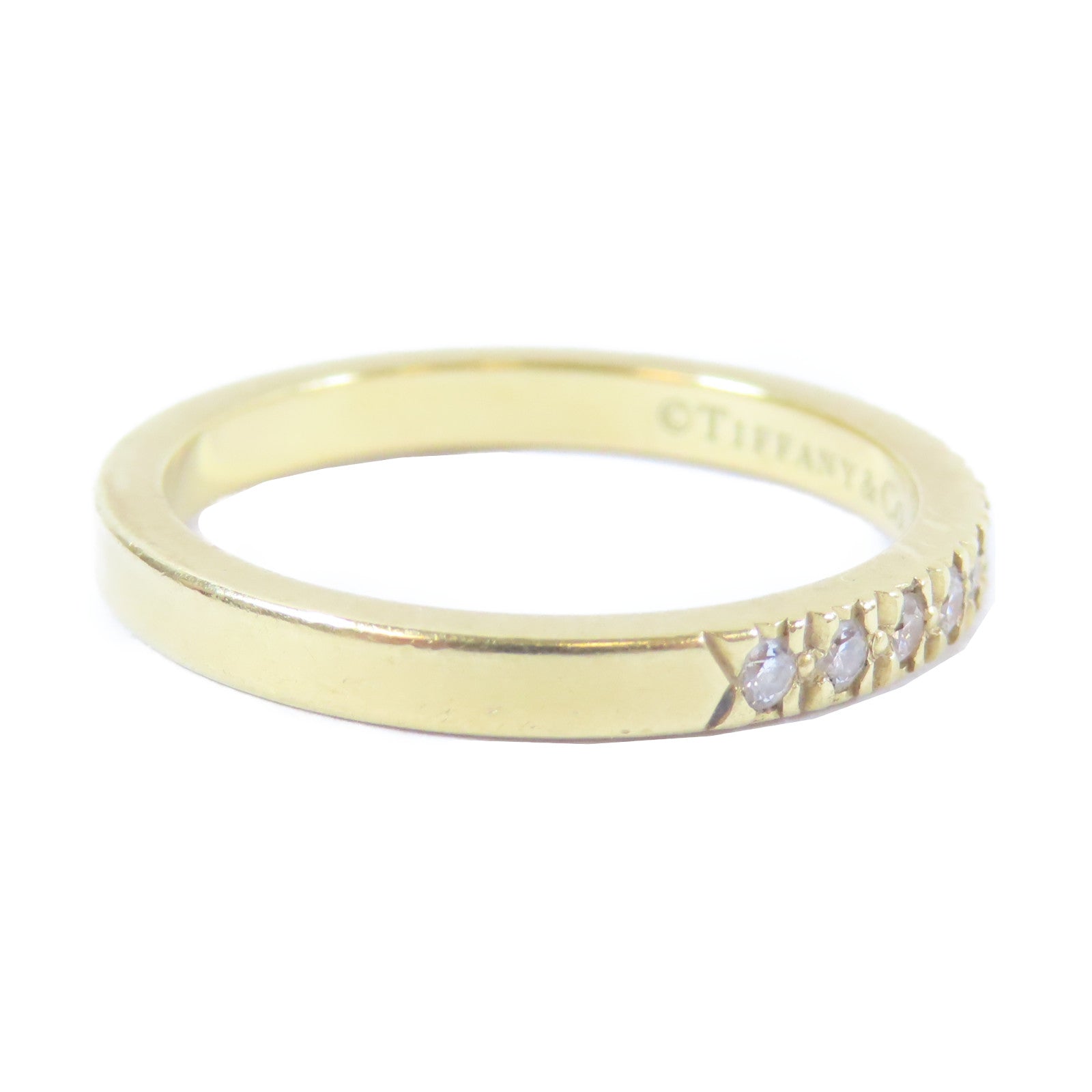 TIFFANY＆CO 18K黃金Ring戒指US#4.75