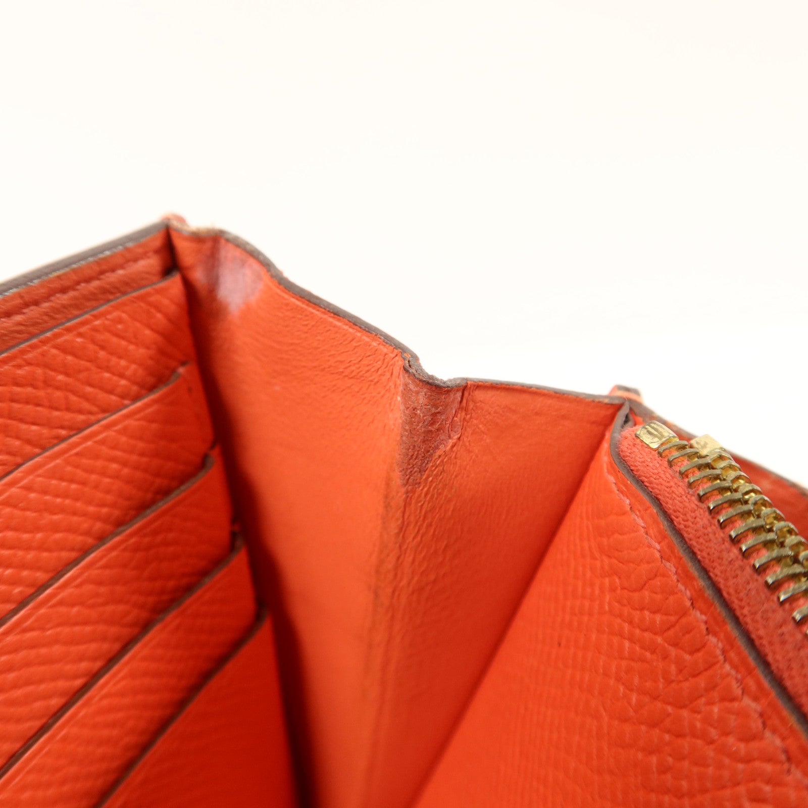 HERMES Epsom皮革Constance Long Wallet長錢包Rose Jaipur