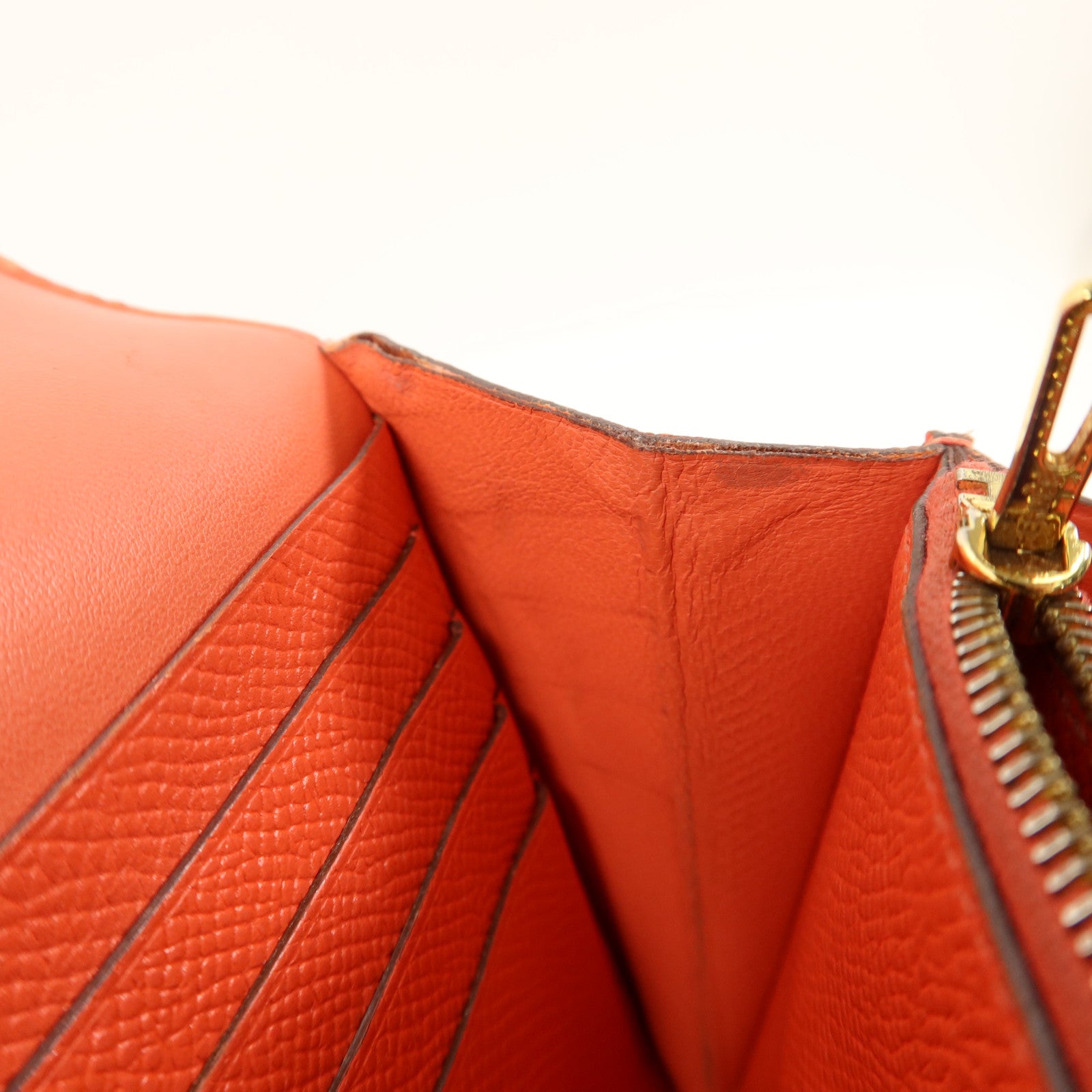 HERMES Epsom皮革Constance Long Wallet長錢包Rose Jaipur