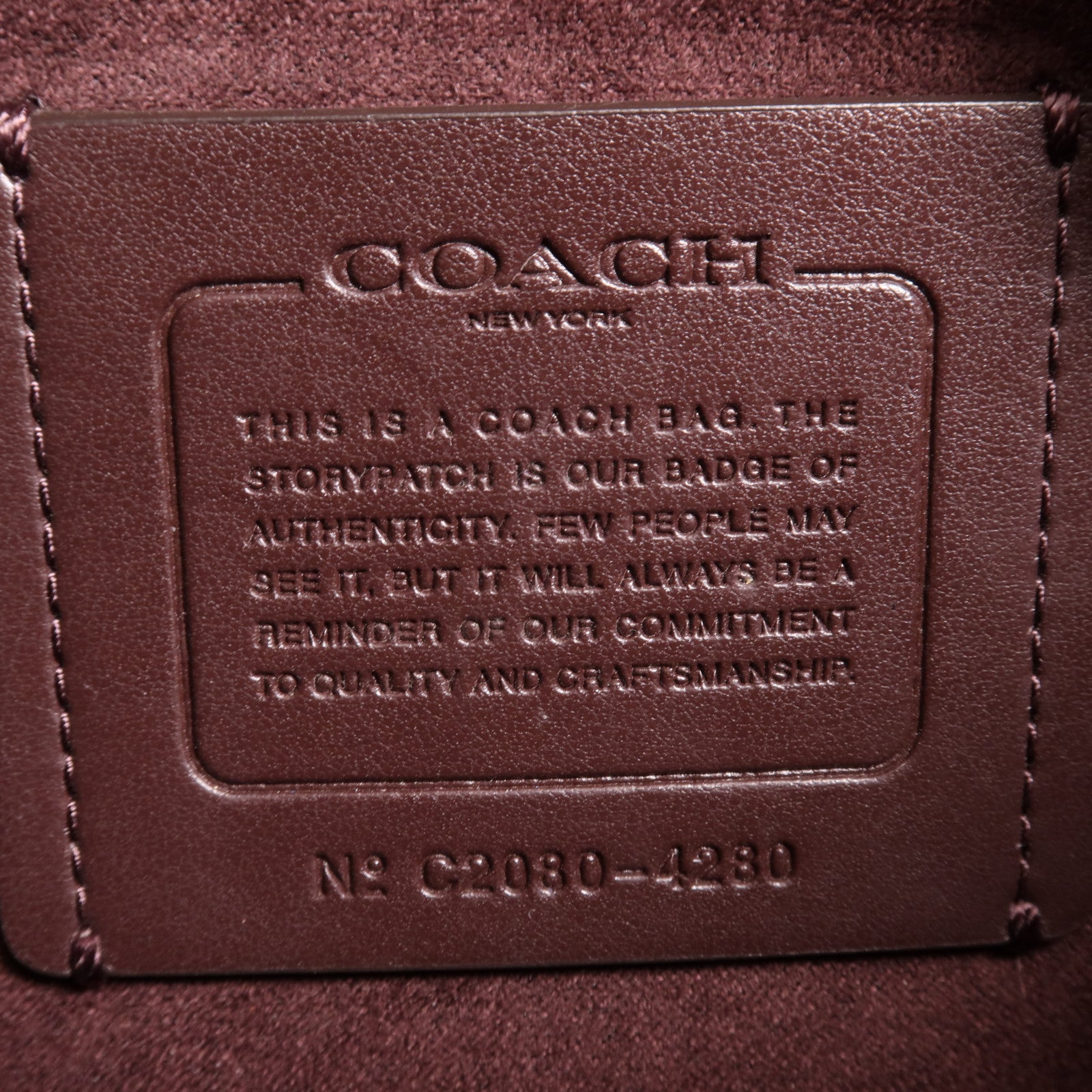 COACH 牛皮皮革Shoulder Bag銀扣肩背袋